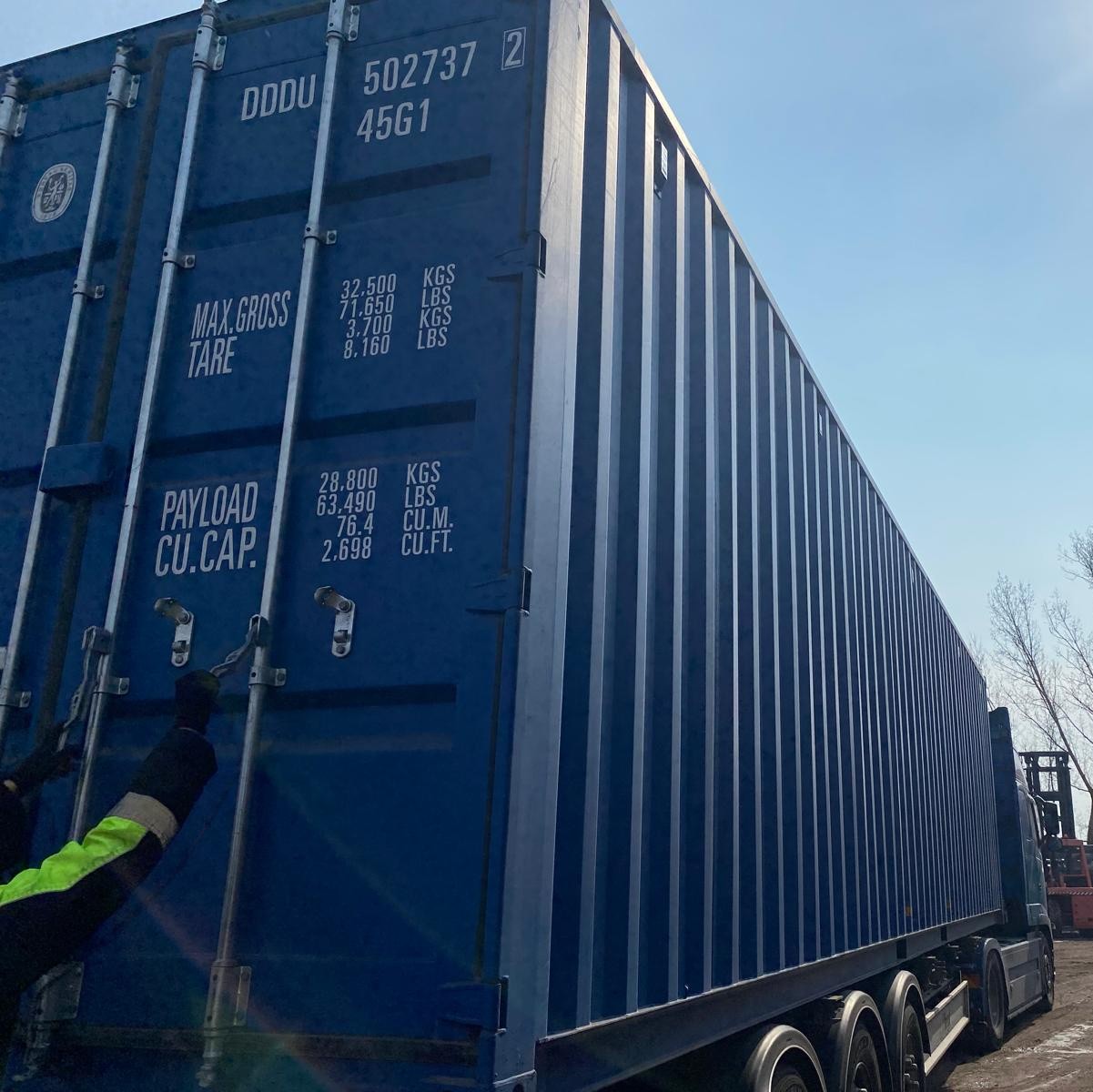 12m (40'HC) Kontener morski DDDU5027372 - obrazek 7