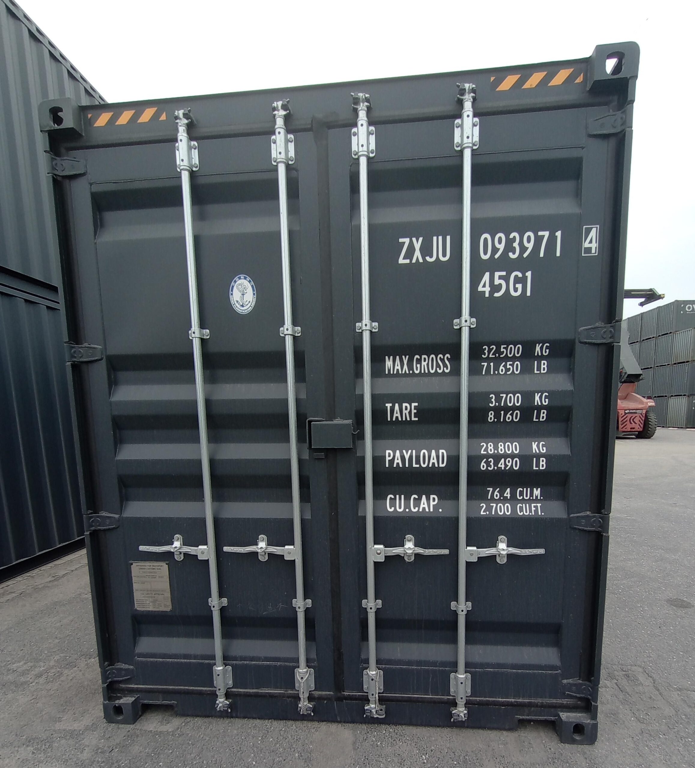 Kontener morski 12m (40'HC) ZXJU0939714 - obrazek 4