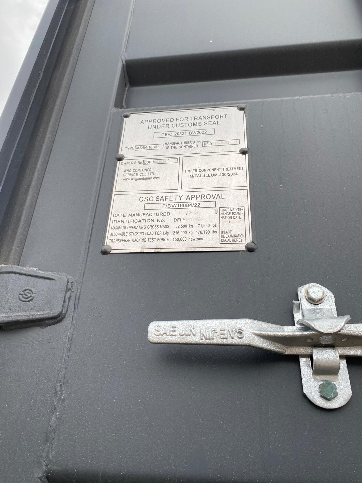 12m (40'HC) Kontener morski DDDU5030289 - obrazek 8