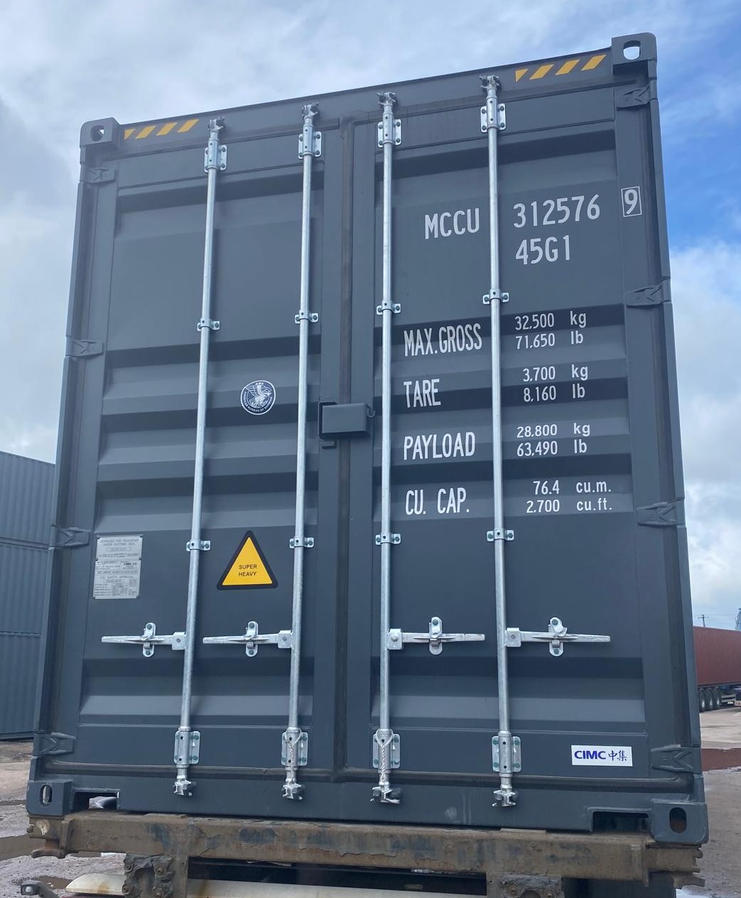 12m (40'HC) Kontener morski MCCU3125769 - obrazek 5