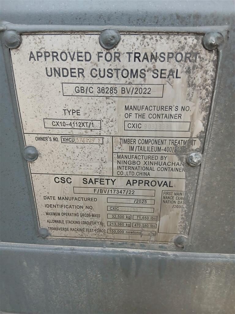 12m (40'HC) Kontener morski XHCU5761292 - obrazek 5