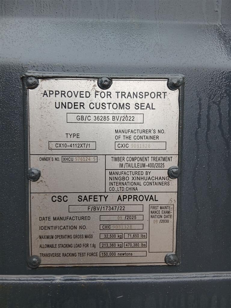 12m (40'HC) Kontener morski XHCU5761245 - obrazek 5