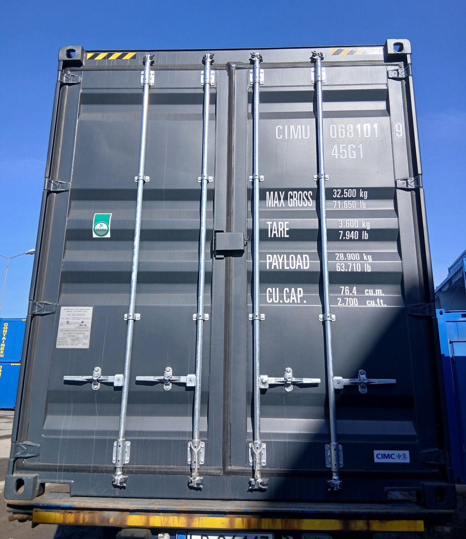 12m (40'HC) Kontener morski CIMU0681019 - obrazek 4