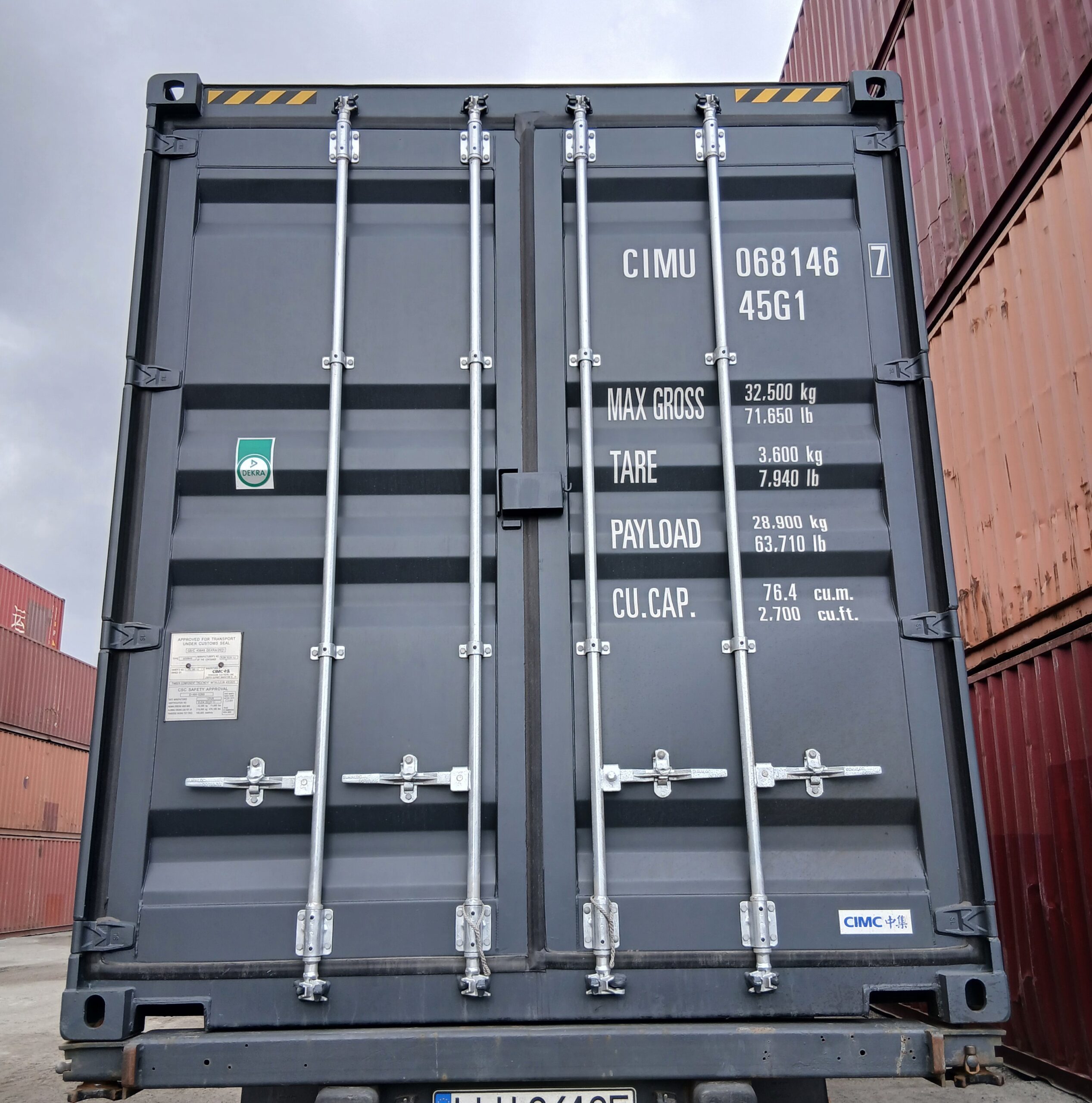 12m (40'HC) Kontener morski CIMU0681467 - obrazek 4