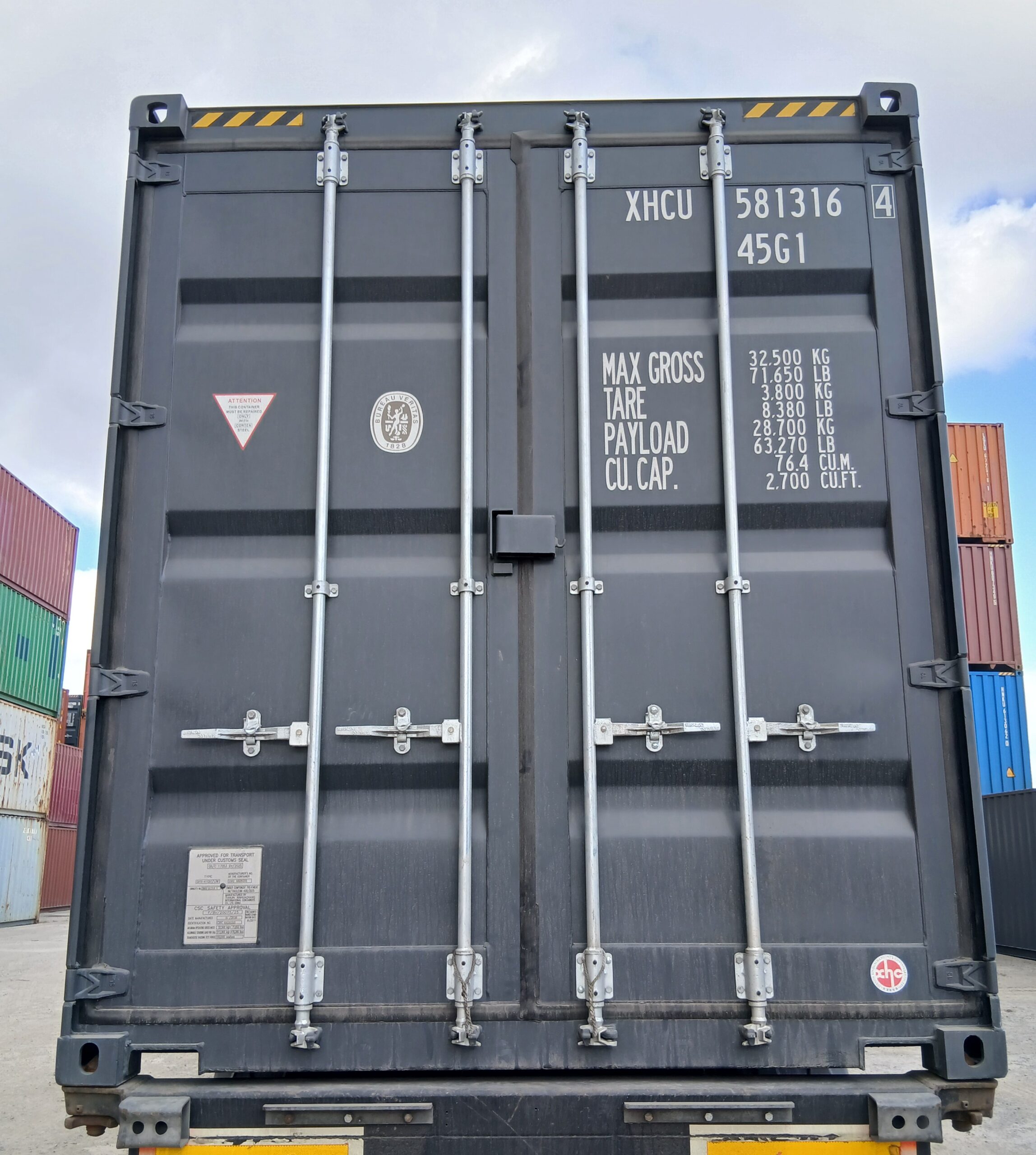 12m (40'HC) Kontener morski XHCU5813164 - obrazek 5