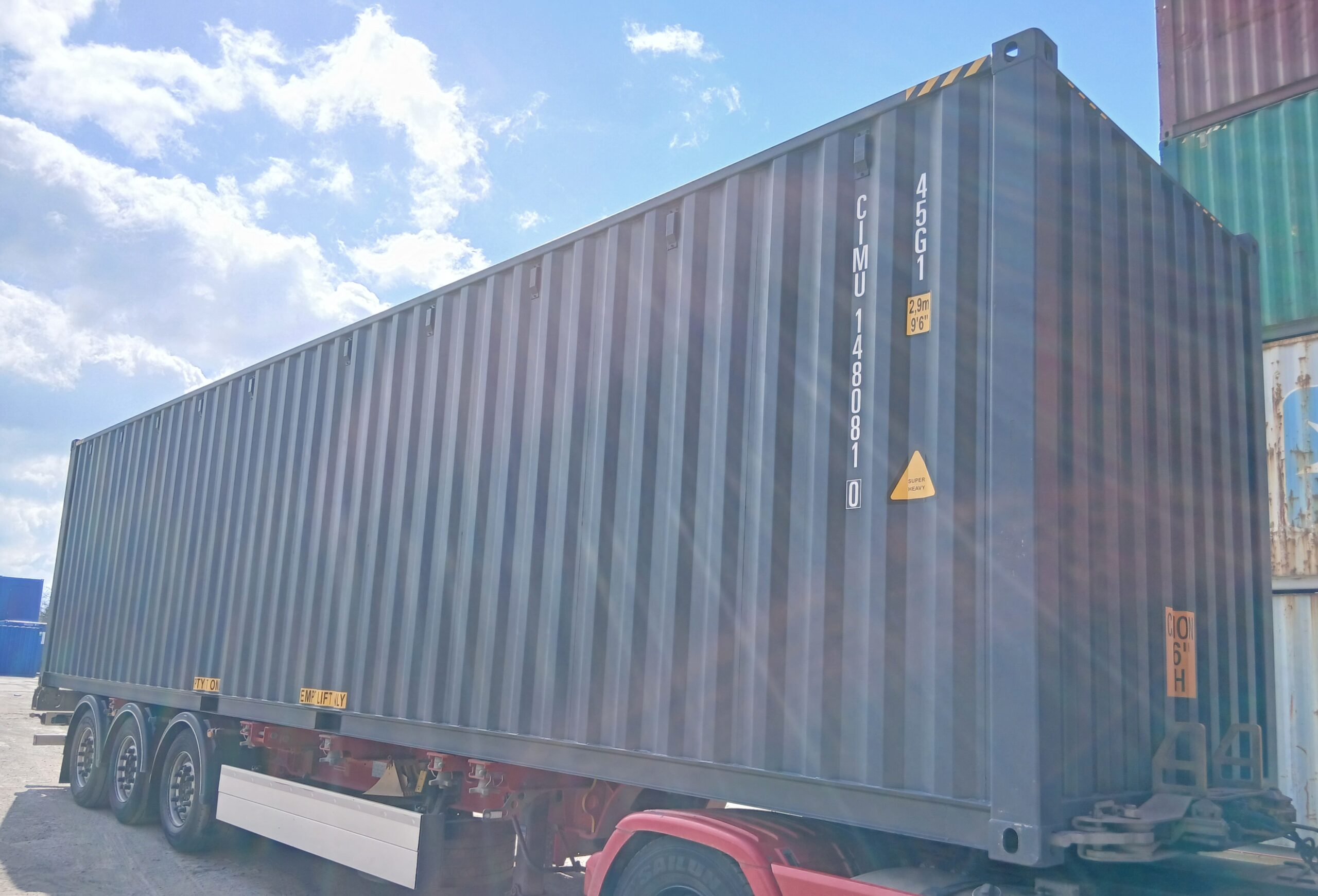 12m (40'HC) Kontener morski CIMU1480810 - obrazek 2