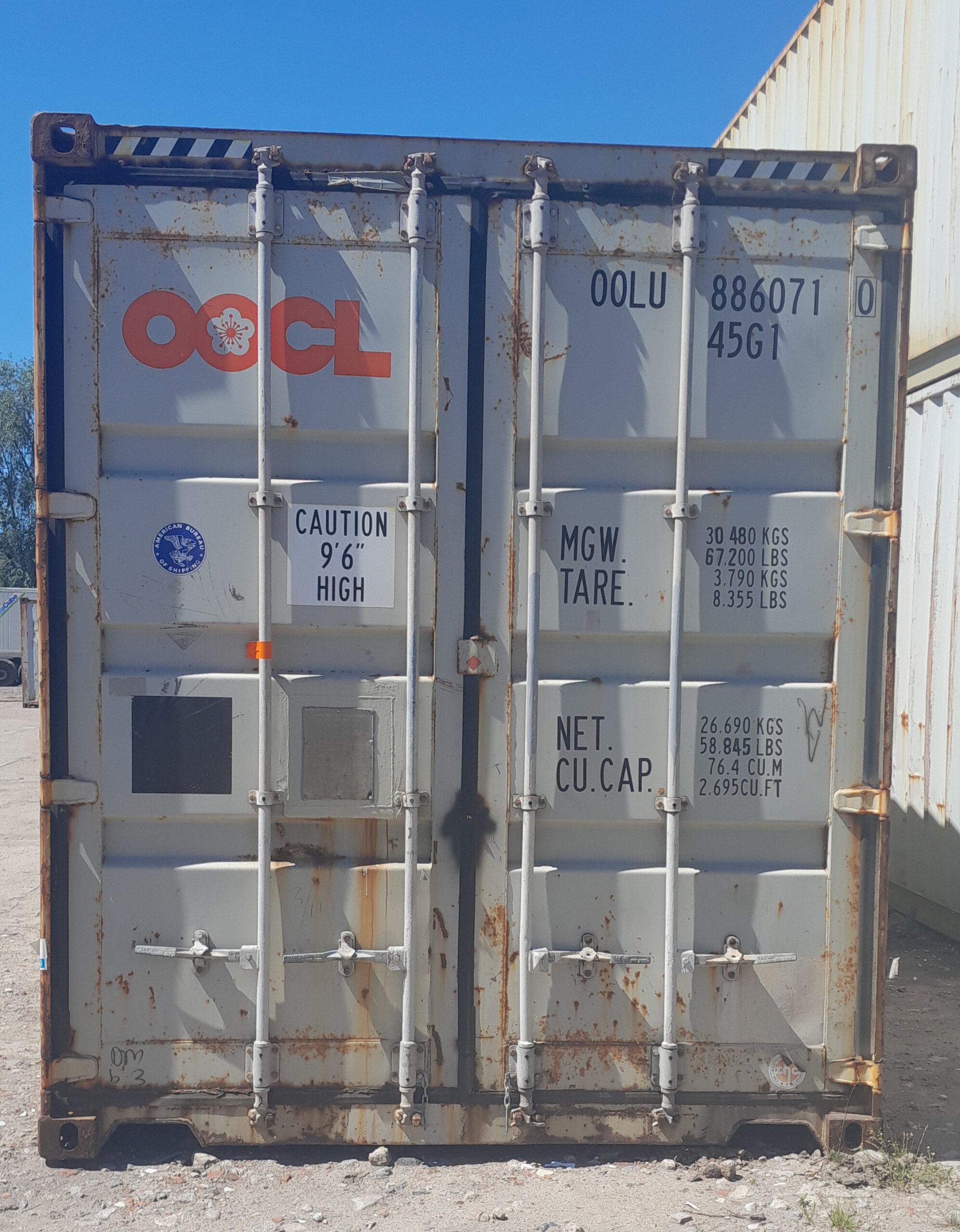 Kontener morski 12m (40'HC) OOLU8860710 - obrazek 7