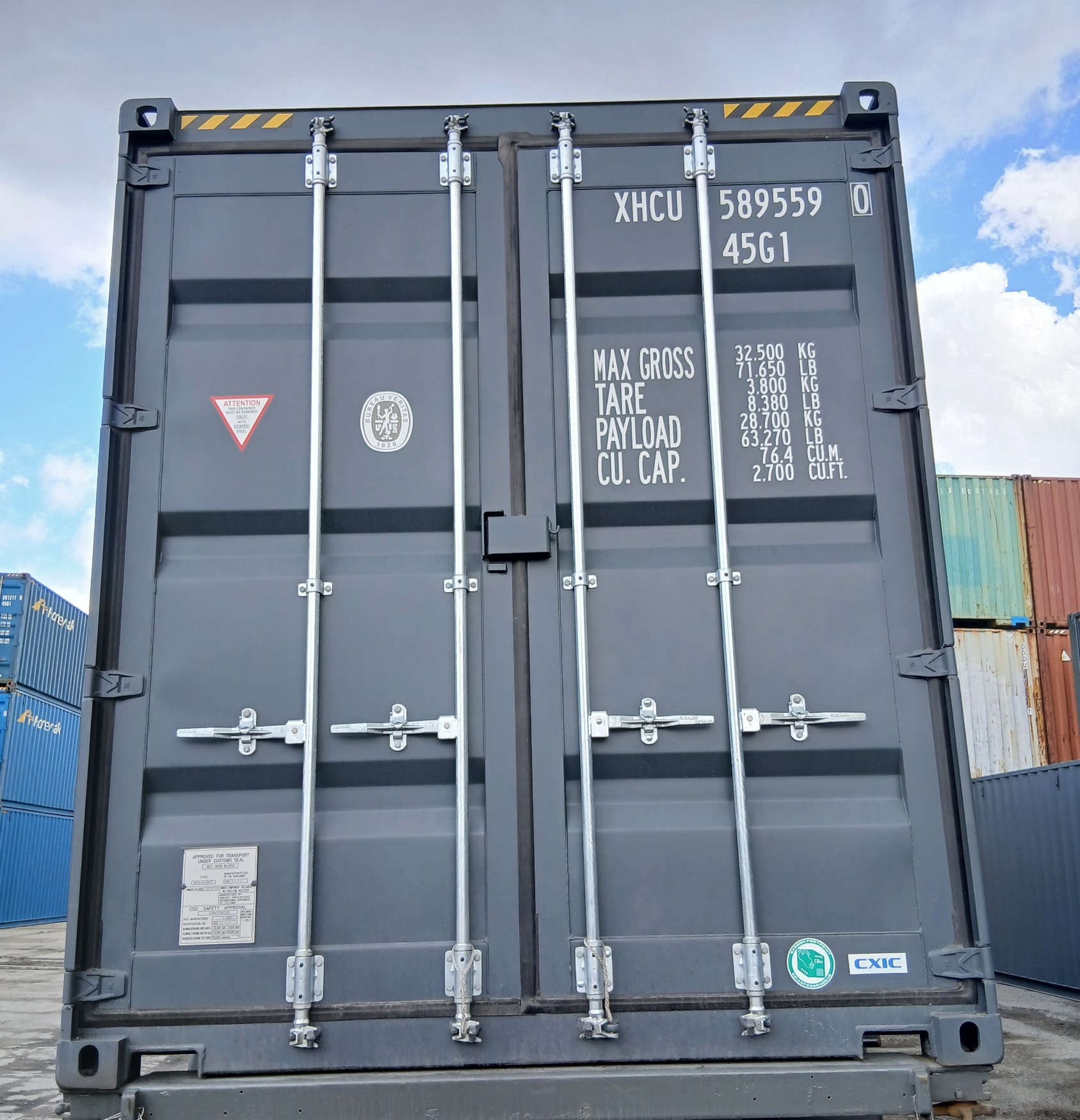 Kontener morski 12m (40'HC) XHCU5895590 - obrazek 5