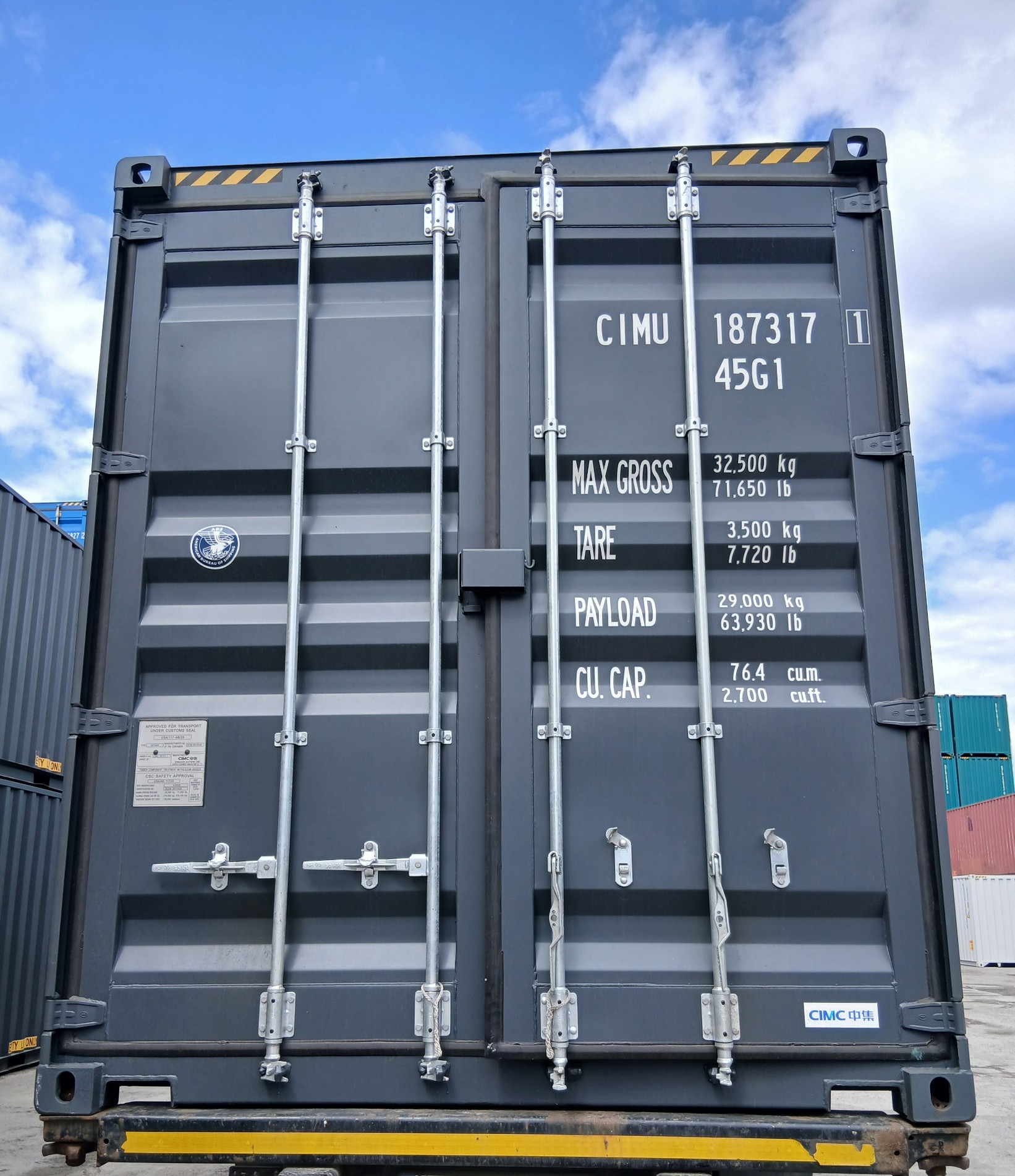 Kontener morski 12m (40'HC) CIMU1873171 - obrazek 4