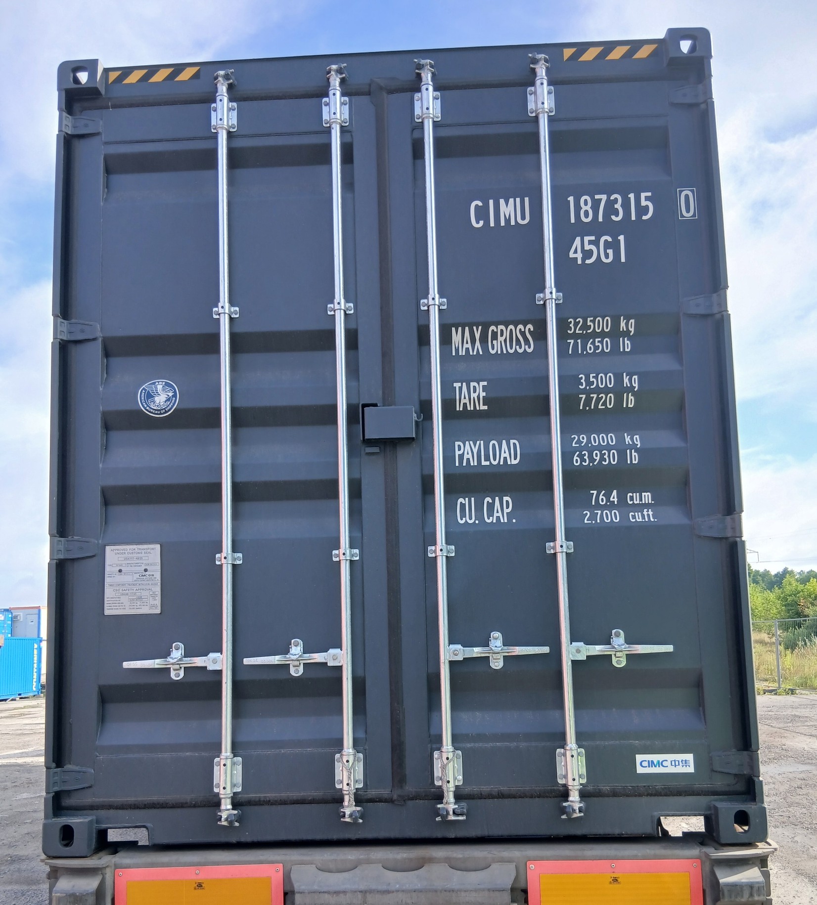 Kontener morski 12m (40'HC) CIMU1873150 - obrazek 4