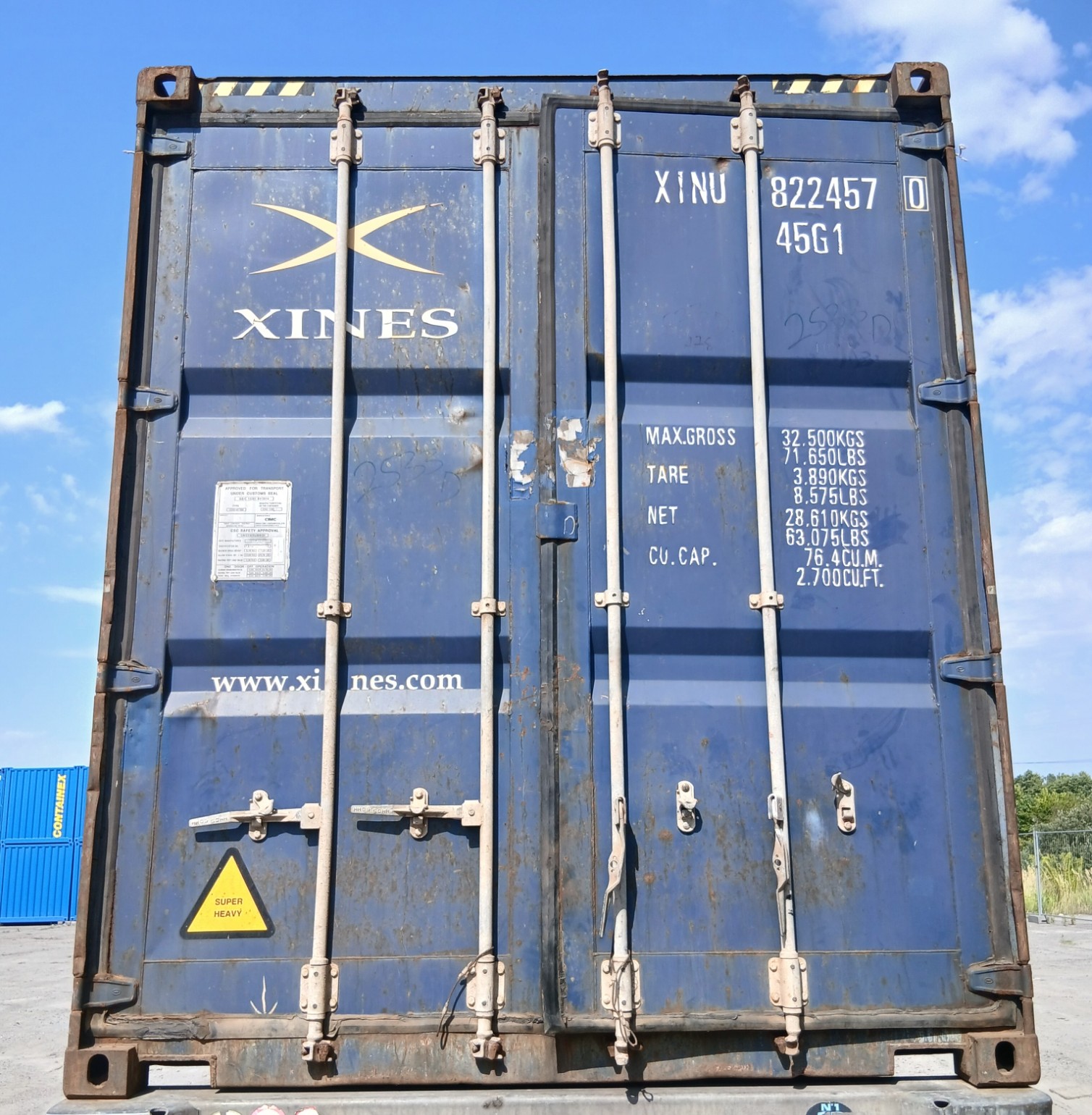 Kontener morski 12m (40'HC) XINU8224570 - obrazek 4