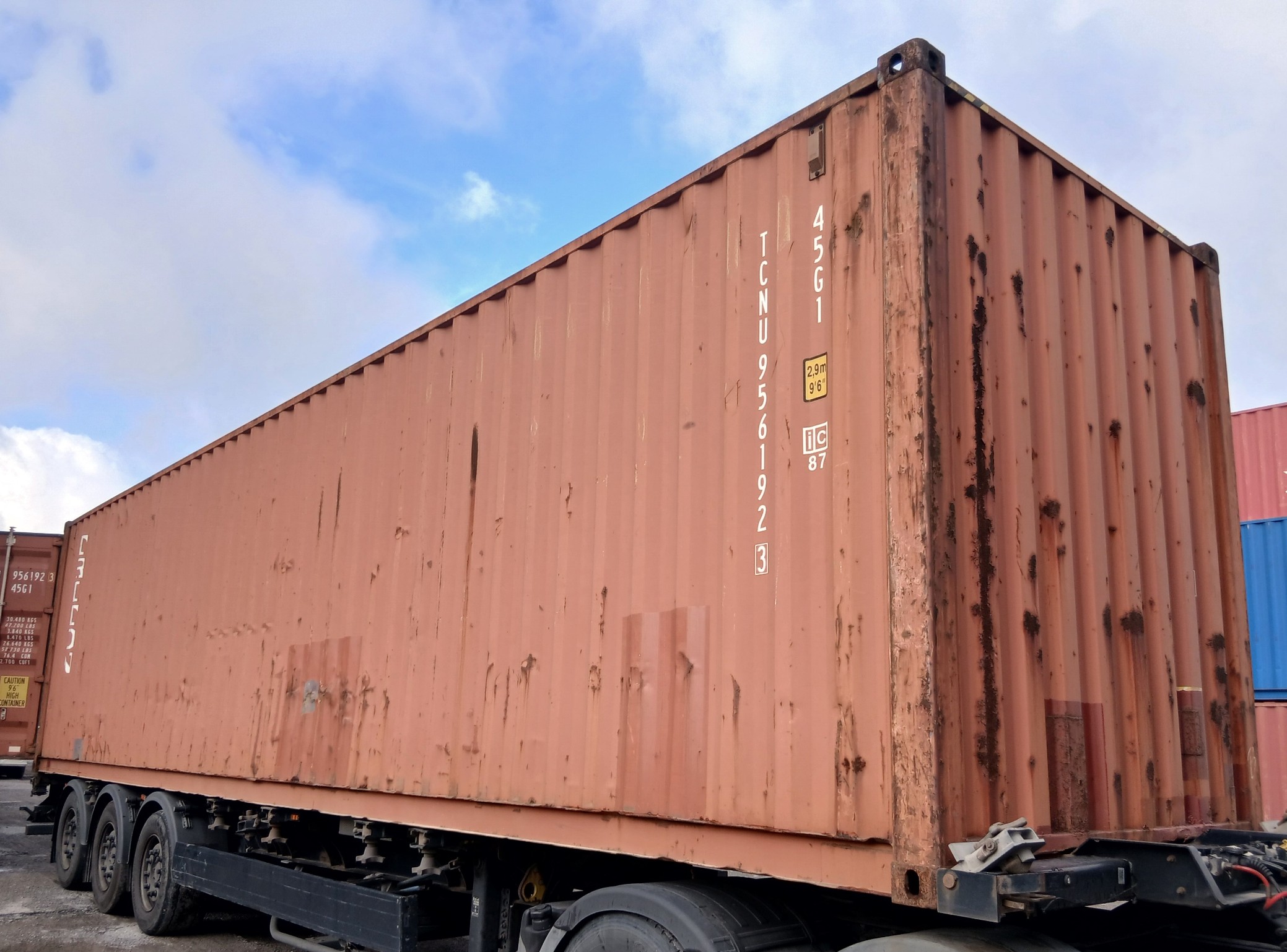 Kontener morski 12m (40'HC) TCNU9561923 - obrazek 3