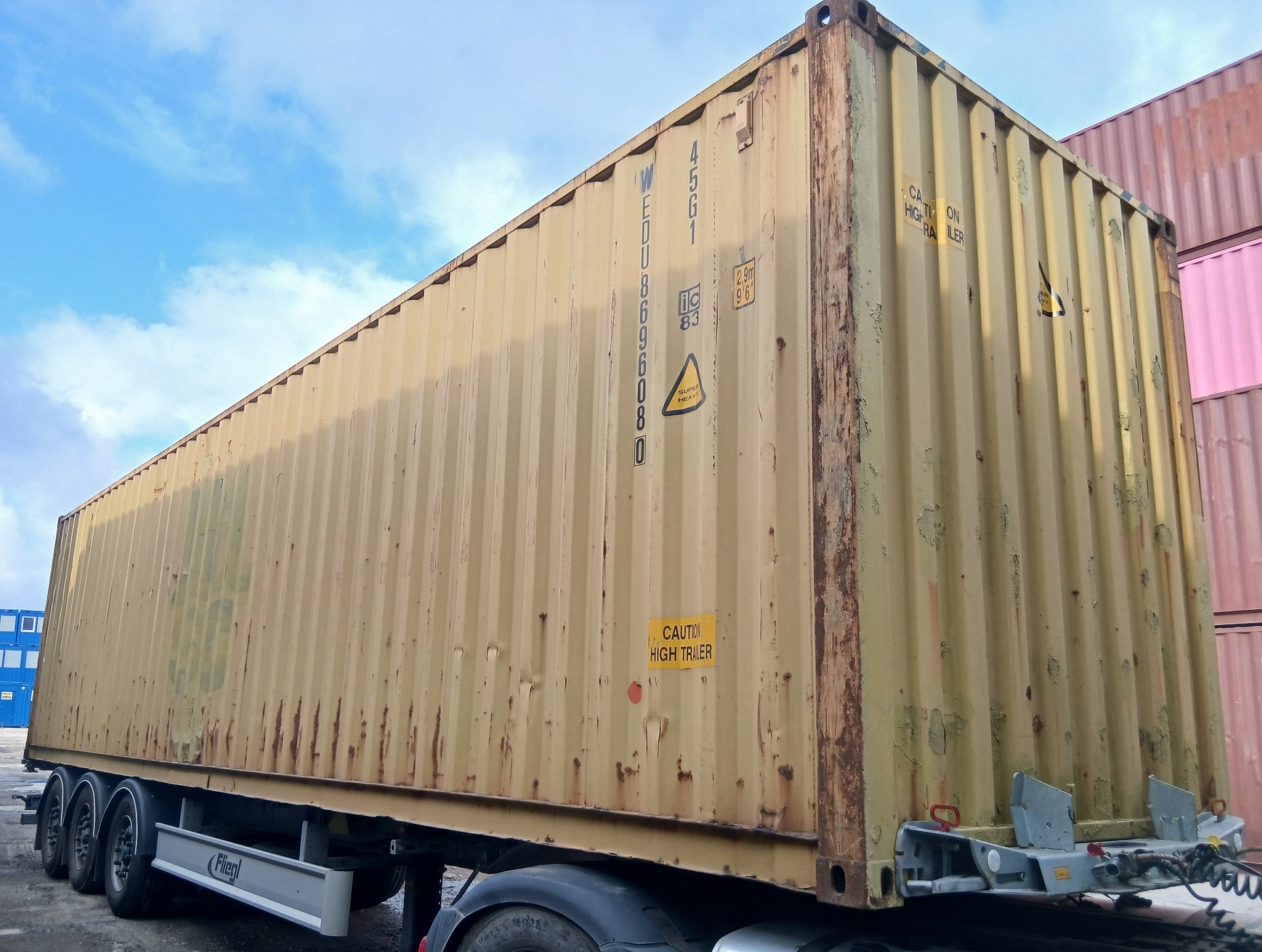 Kontener morski 12m (40'HC) WEDU8696080