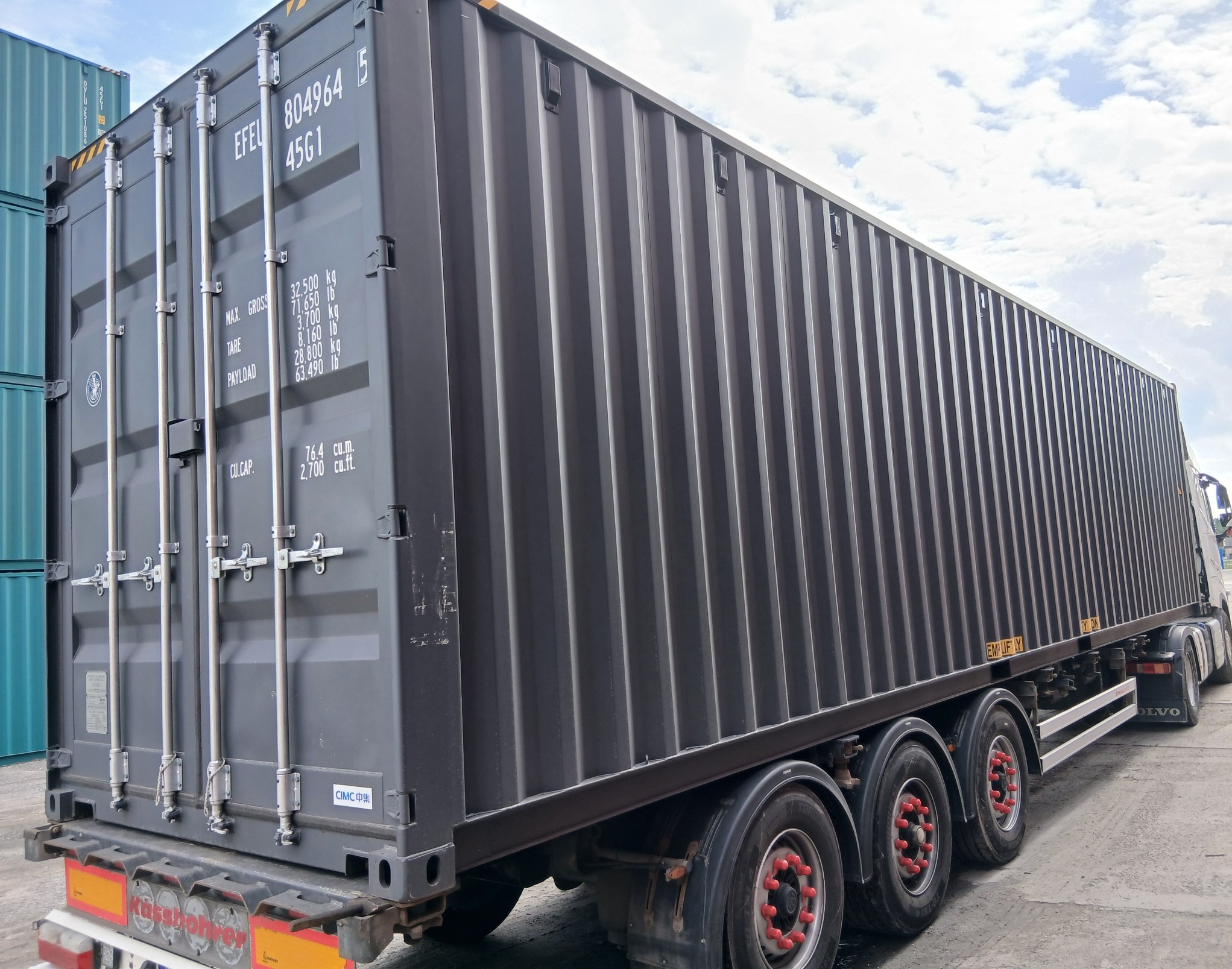 Kontener morski 12m (40'HC) EFEU8049645 - obrazek 7