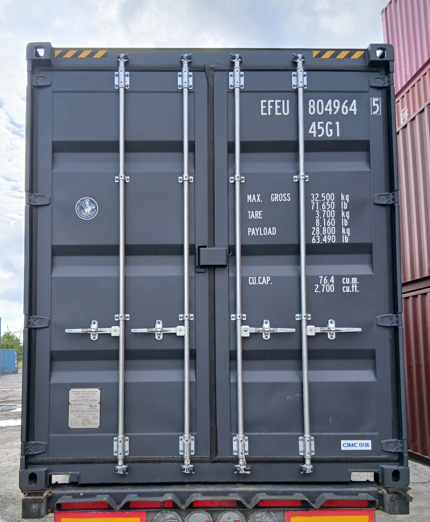 Kontener morski 12m (40'HC) EFEU8049645 - obrazek 2