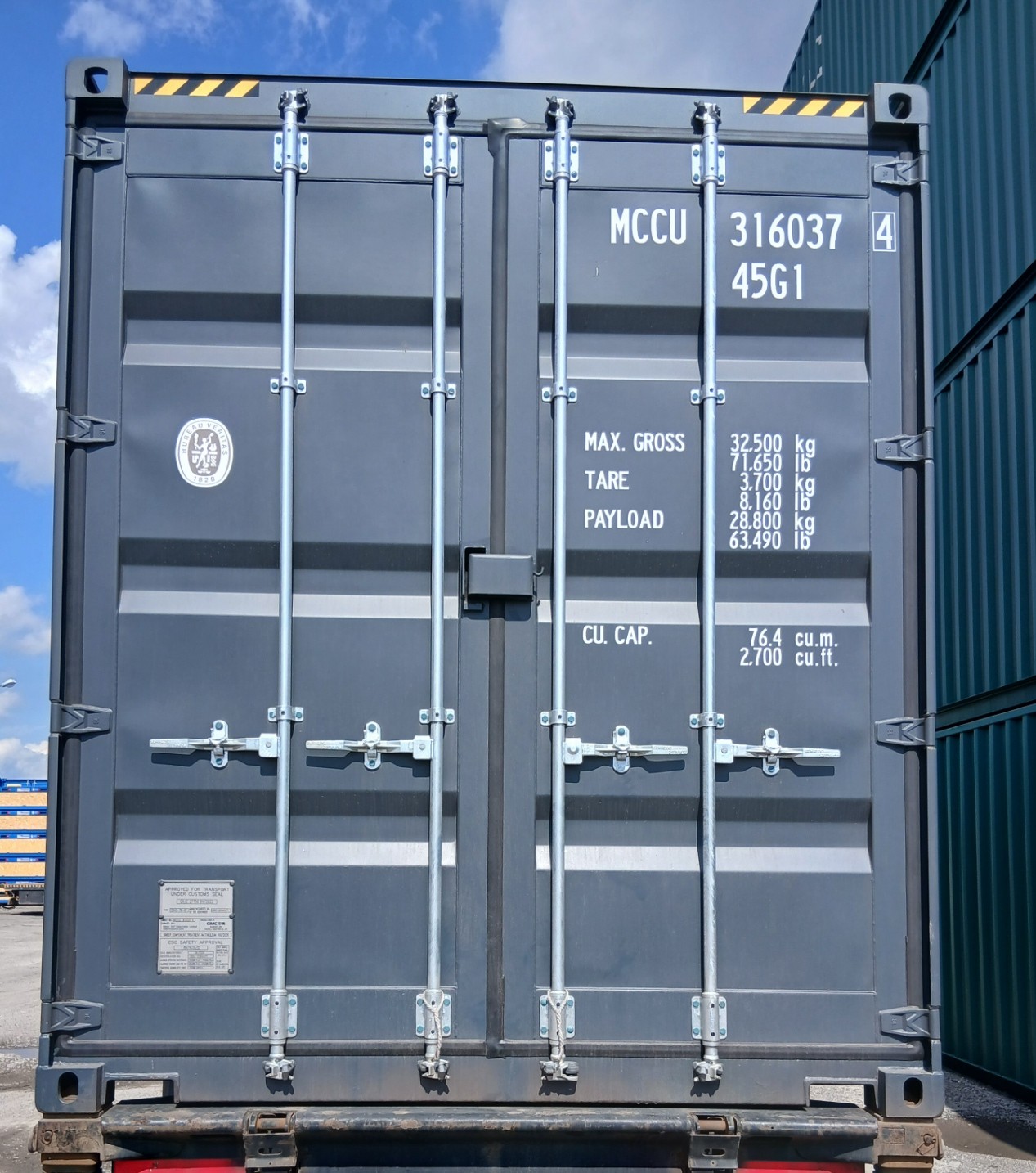 Kontener morski 12m (40'HC) MCCU3160374 - obrazek 5
