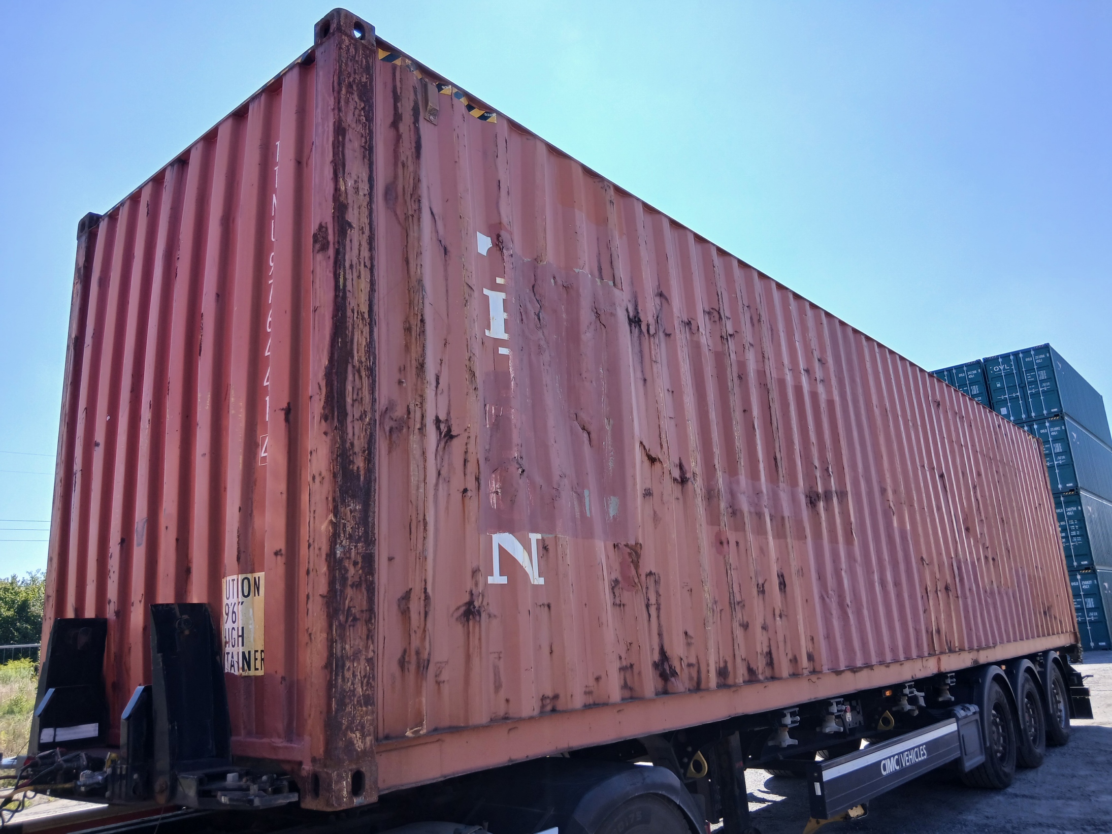 Kontener morski 12m (40'HC) TTNU9764414 nieszczelny - obrazek 3