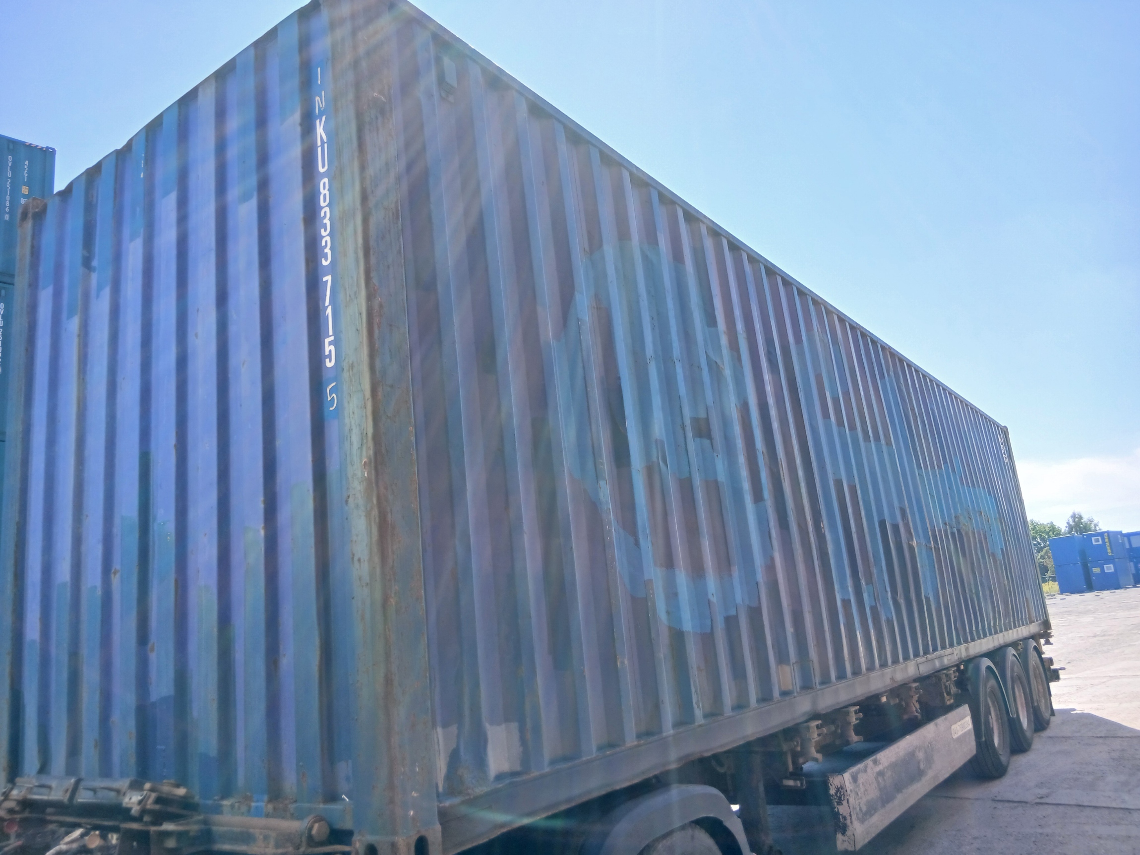 Kontener morski 12m (40'HC) INKU8337155 nieszczelny - obrazek 4