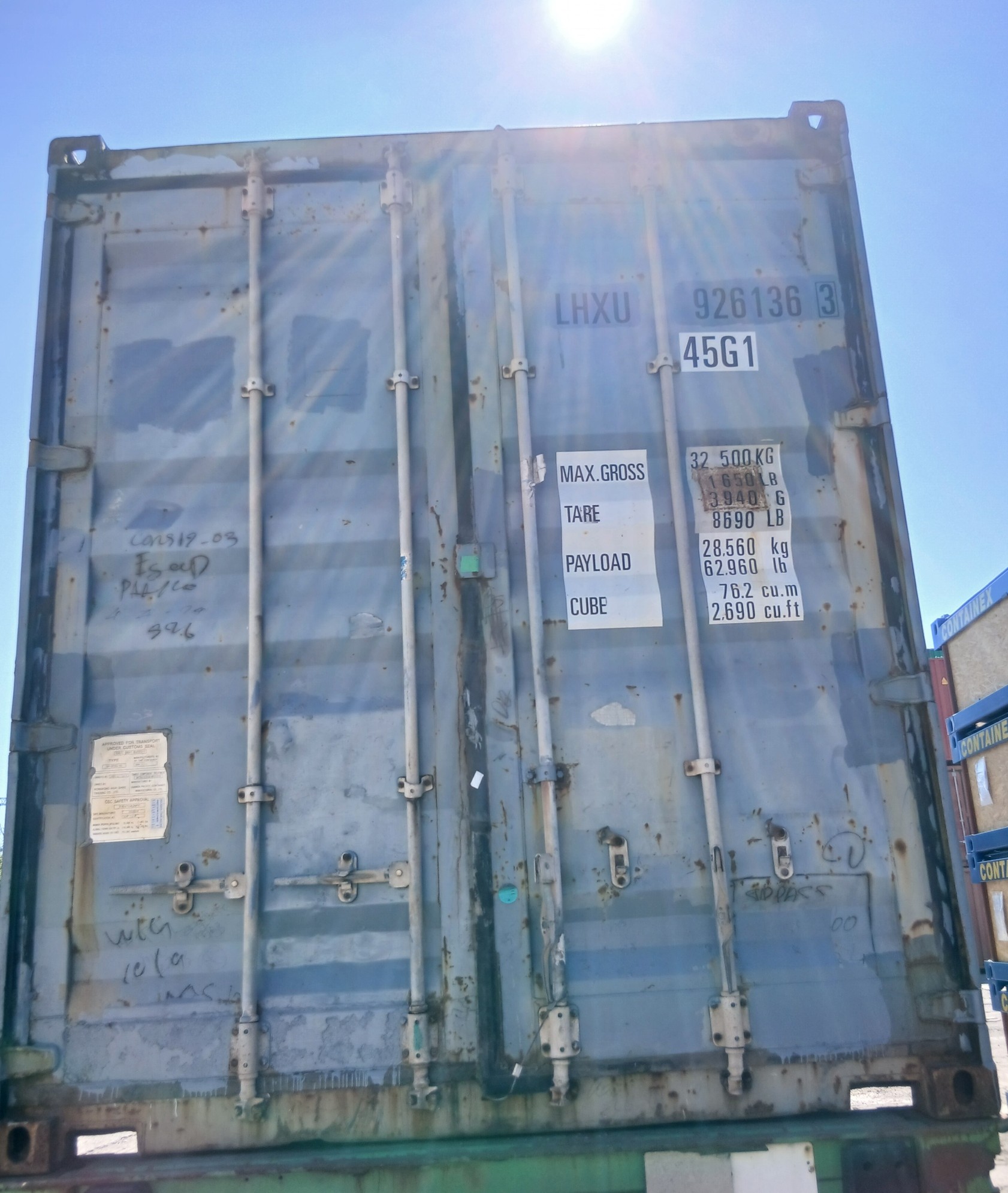 Kontener morski 12m (40'HC) LHXU9261363 - obrazek 5