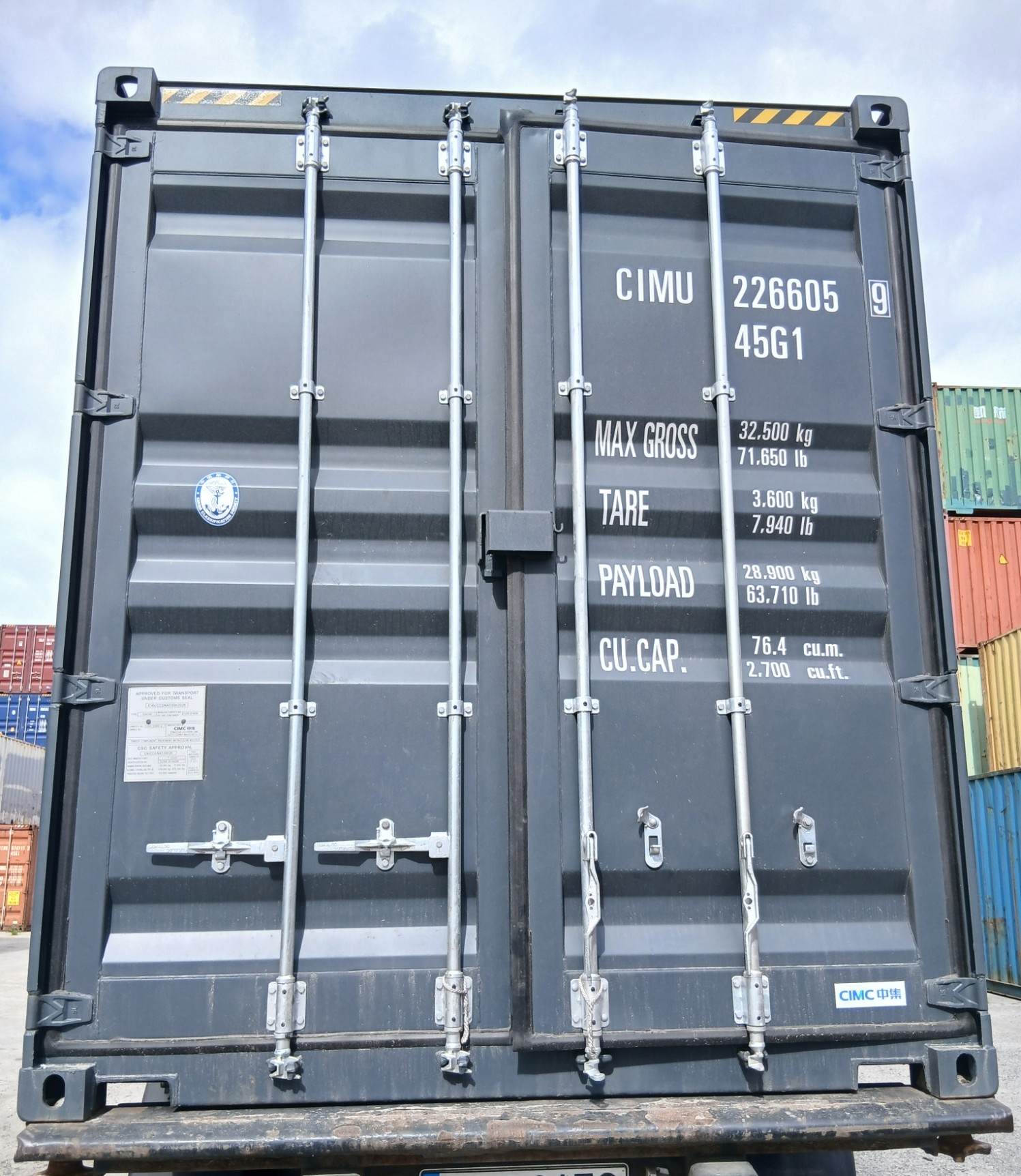 Kontener morski 12m (40'HC) CIMU2266059 - obrazek 4
