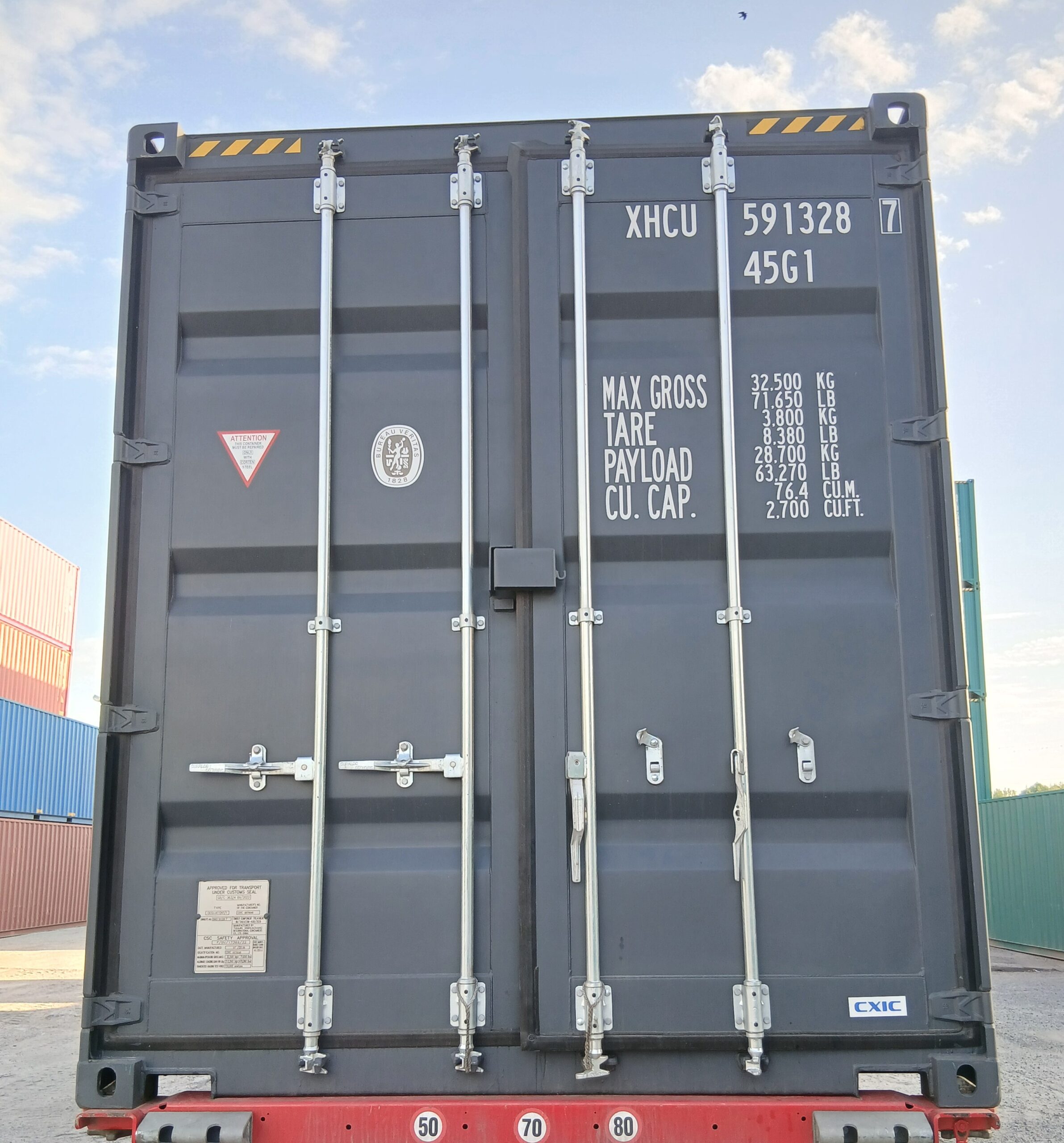 Kontener morski 12m (40'HC) XHCU5913287 - obrazek 4