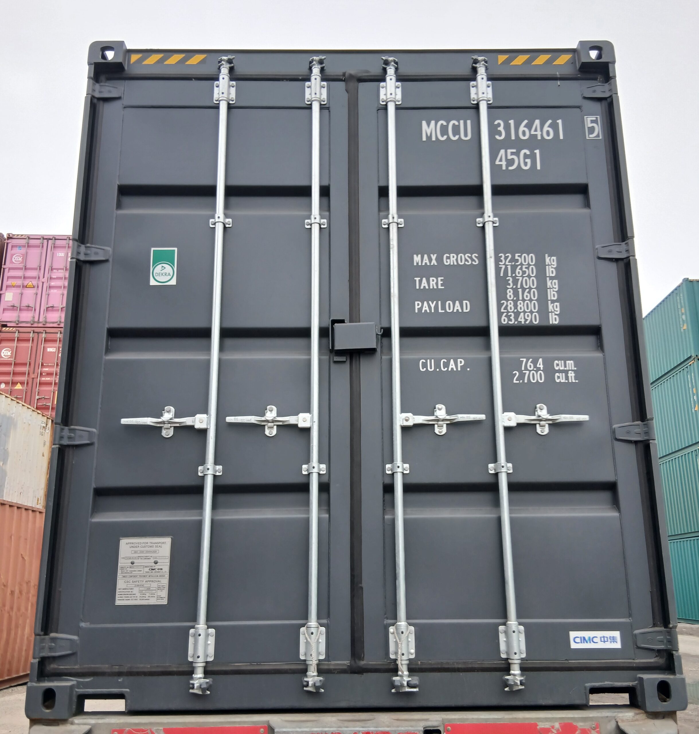 Kontener morski 12m (40'HC) MCCU3164615 - obrazek 4
