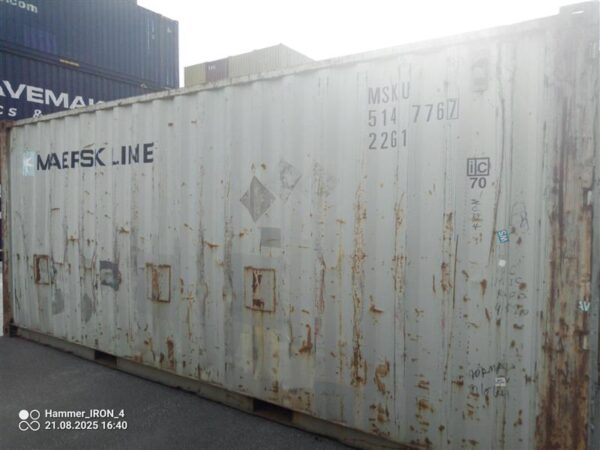 6m (20'DC)  Kontener Morski MSKU5147767 - obrazek 2