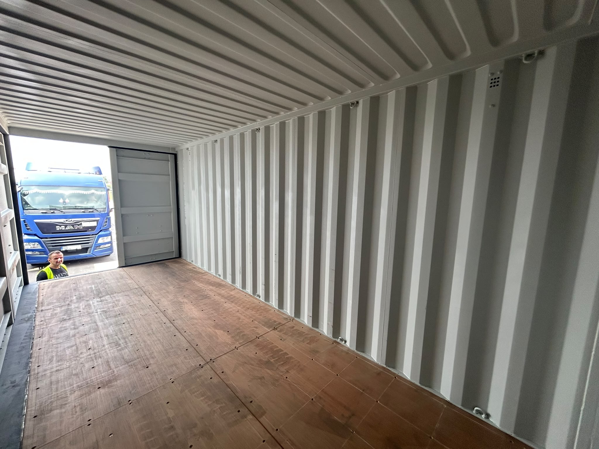 Kontener morski 6m (20'DC) Full Open Side CHTU6004908 - obrazek 3