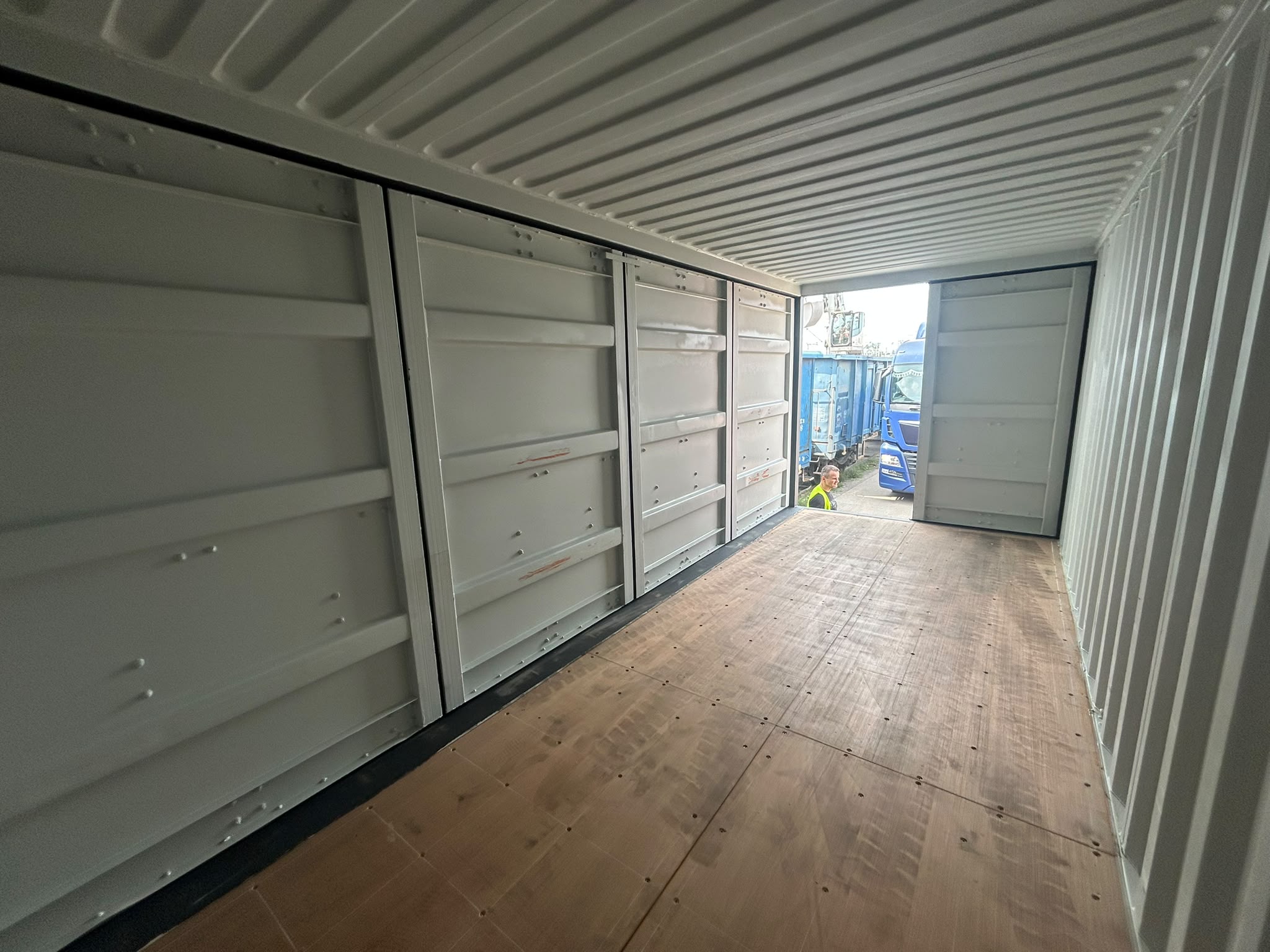 Kontener morski 6m (20'DC) Full Open Side CHTU6004908 - obrazek 4