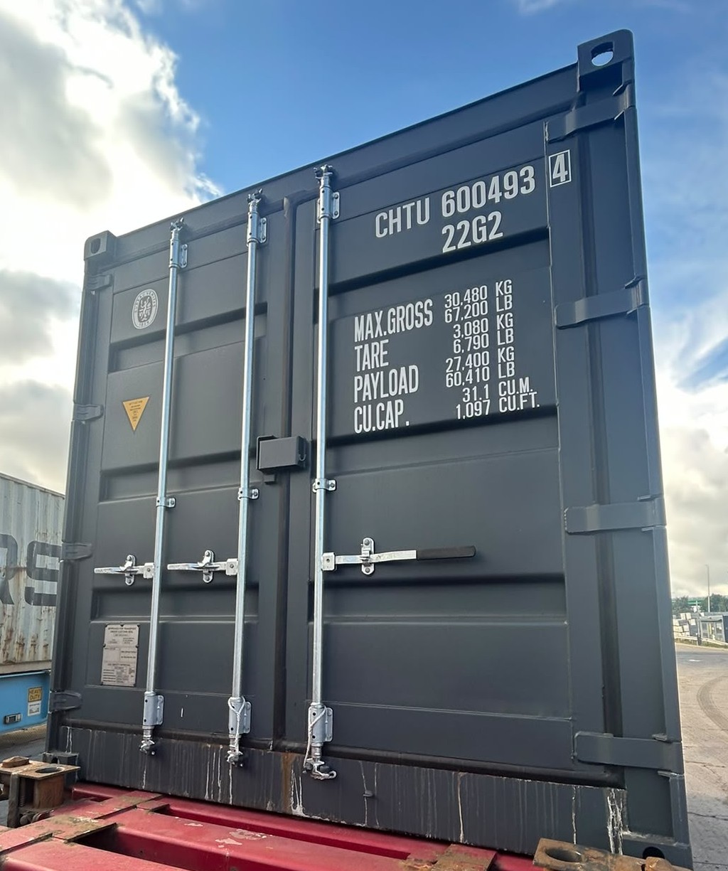 Kontener morski 6m (20'DC) Full Open Side CHTU6004934 - obrazek 3