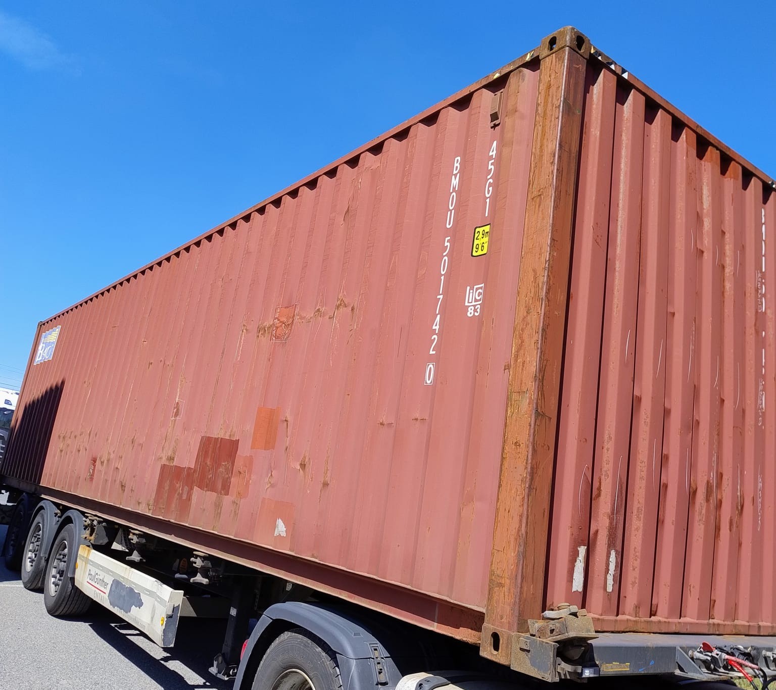 Kontener morski 12m (40'HC) BMOU5017420 - obrazek 5