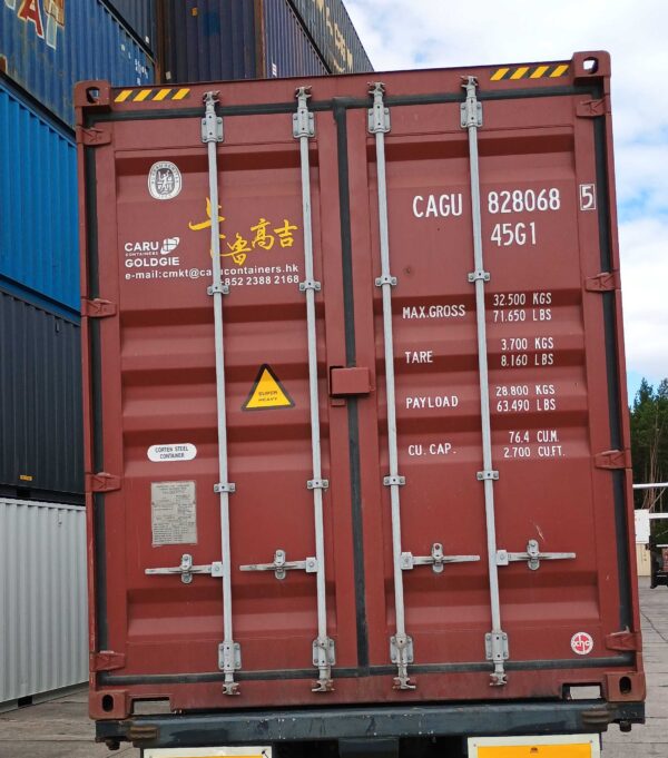 12m (40'HC) Kontener morski CAGU8280685 - obrazek 2