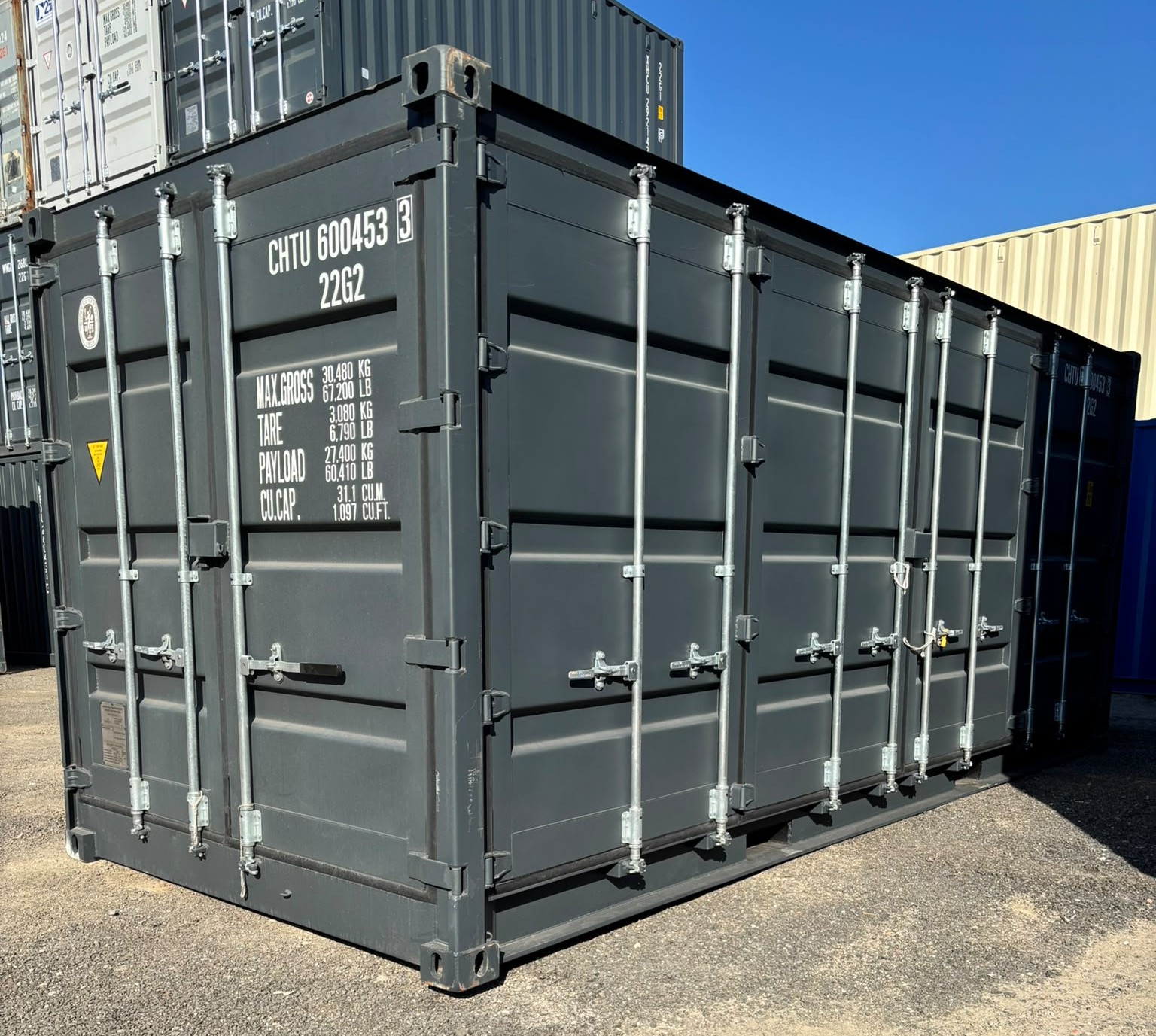 Kontener morski 6m (20'DC) Full Open Side CHTU6004533