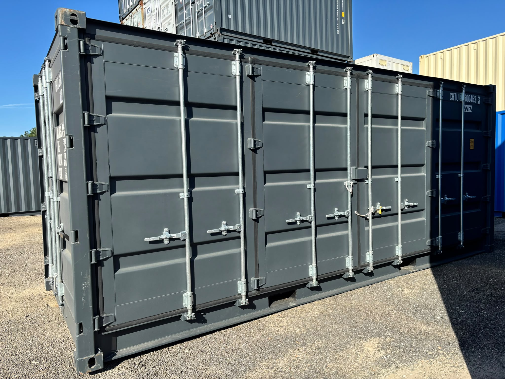 Kontener morski 6m (20'DC) Full Open Side CHTU6004533 - obrazek 6