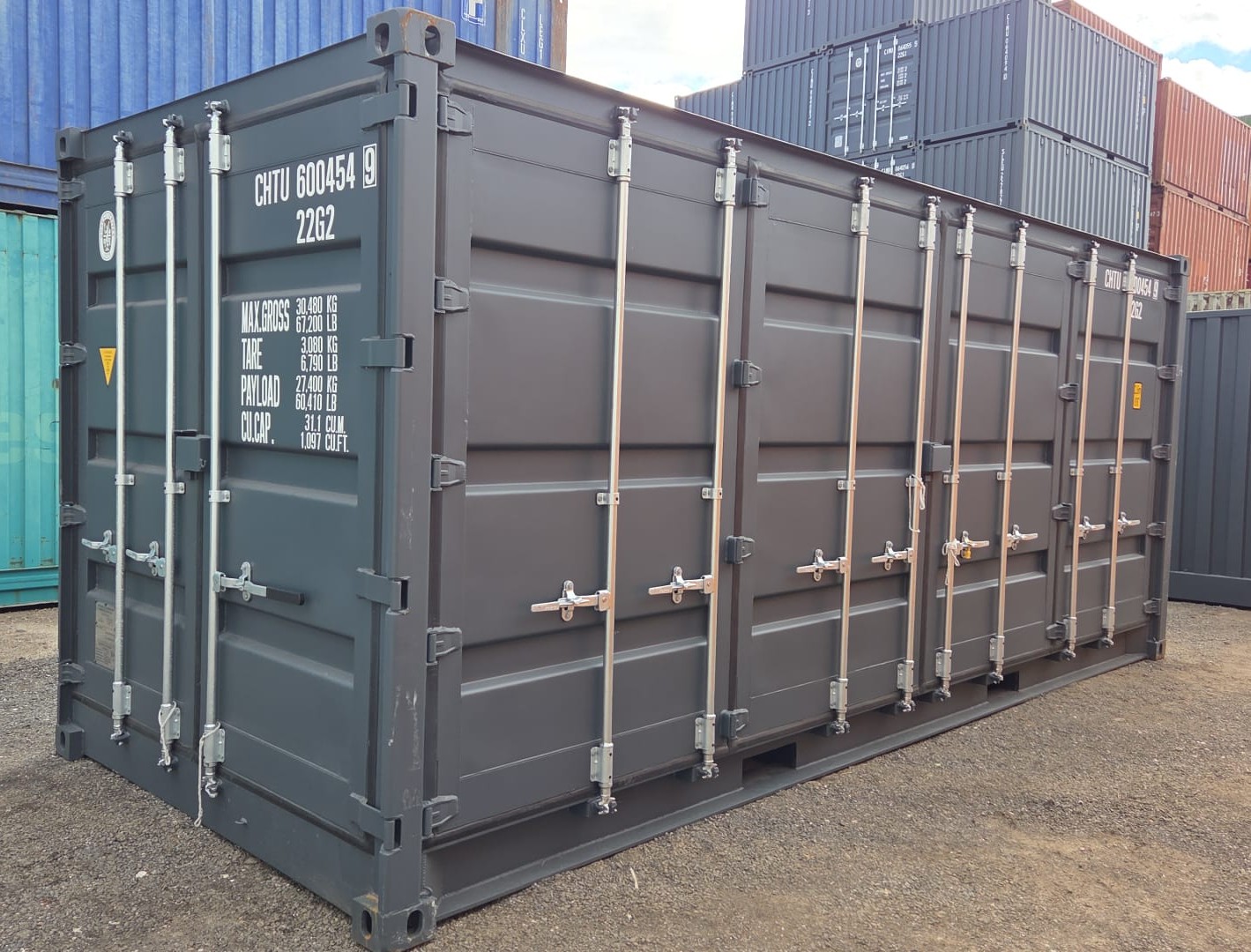 Kontener morski 6m (20'DC) Full Open Side CHTU6004549