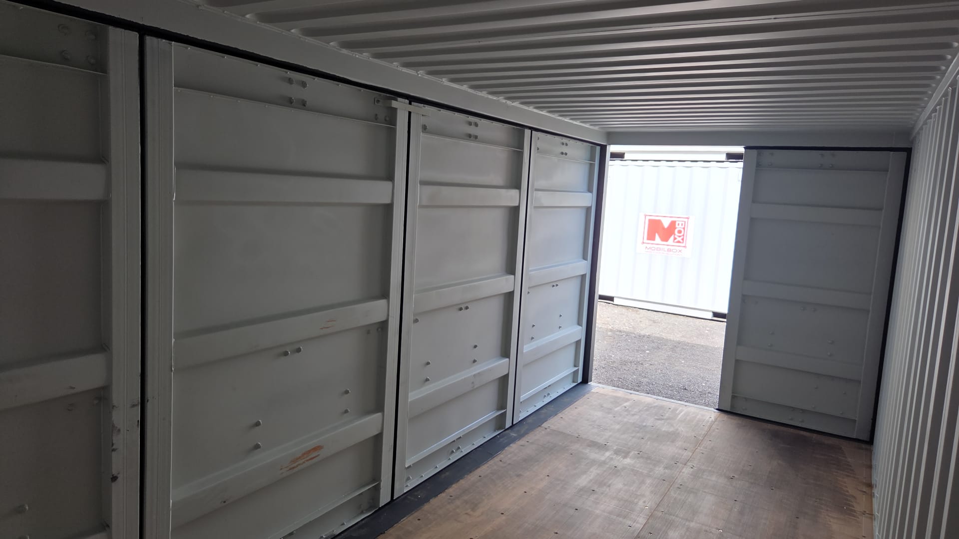 Kontener morski 6m (20'DC) Full Open Side CHTU6004549 - obrazek 5