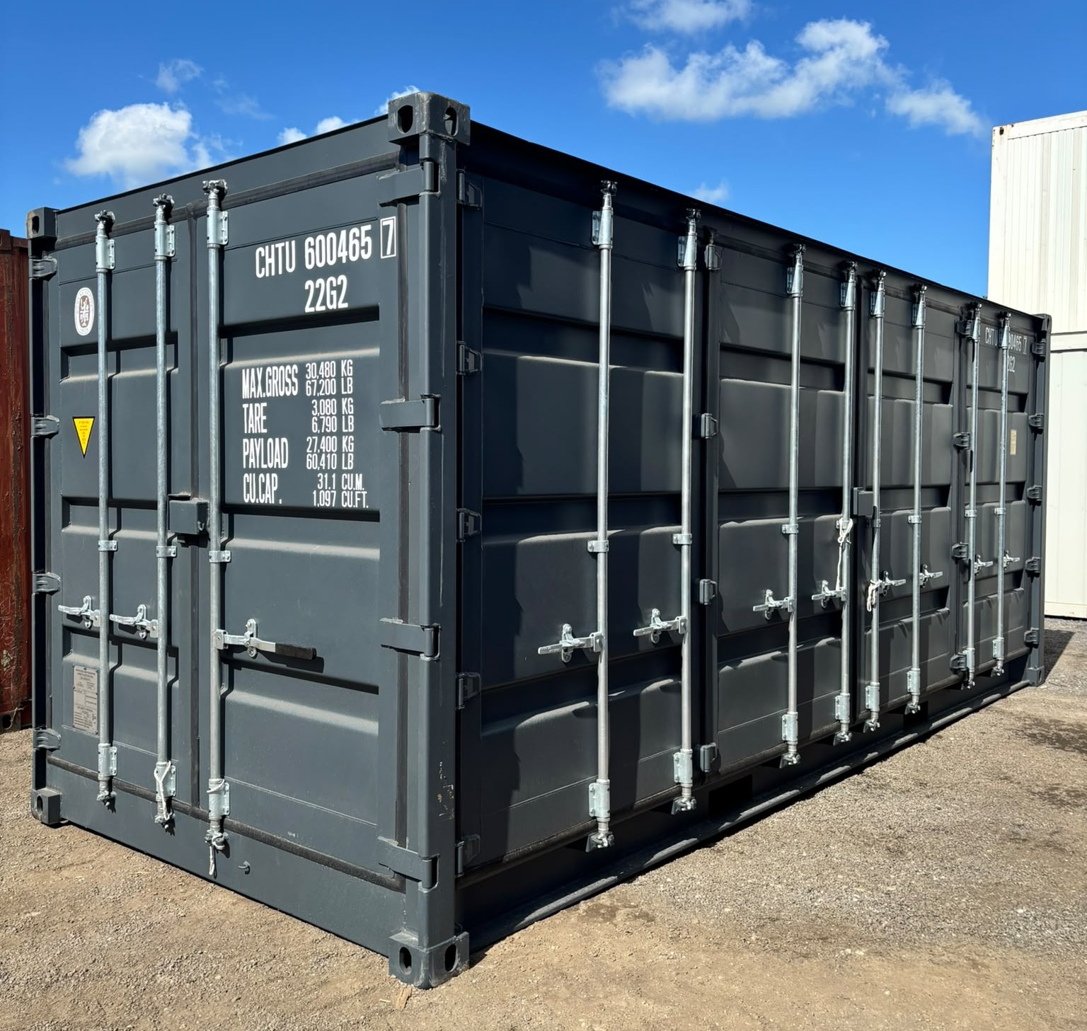 Kontener morski 6m (20'DC) Full Open Side CHTU6004657