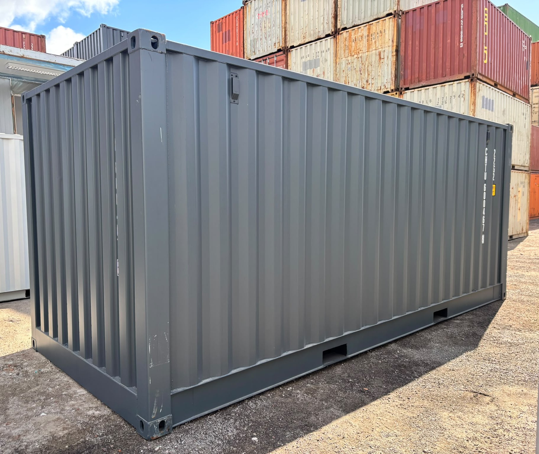 Kontener morski 6m (20'DC) Full Open Side CHTU6004678 - obrazek 4