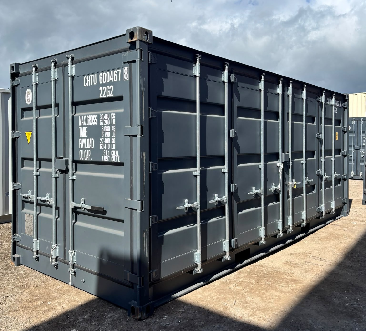 Kontener morski 6m (20'DC) Full Open Side CHTU6004678