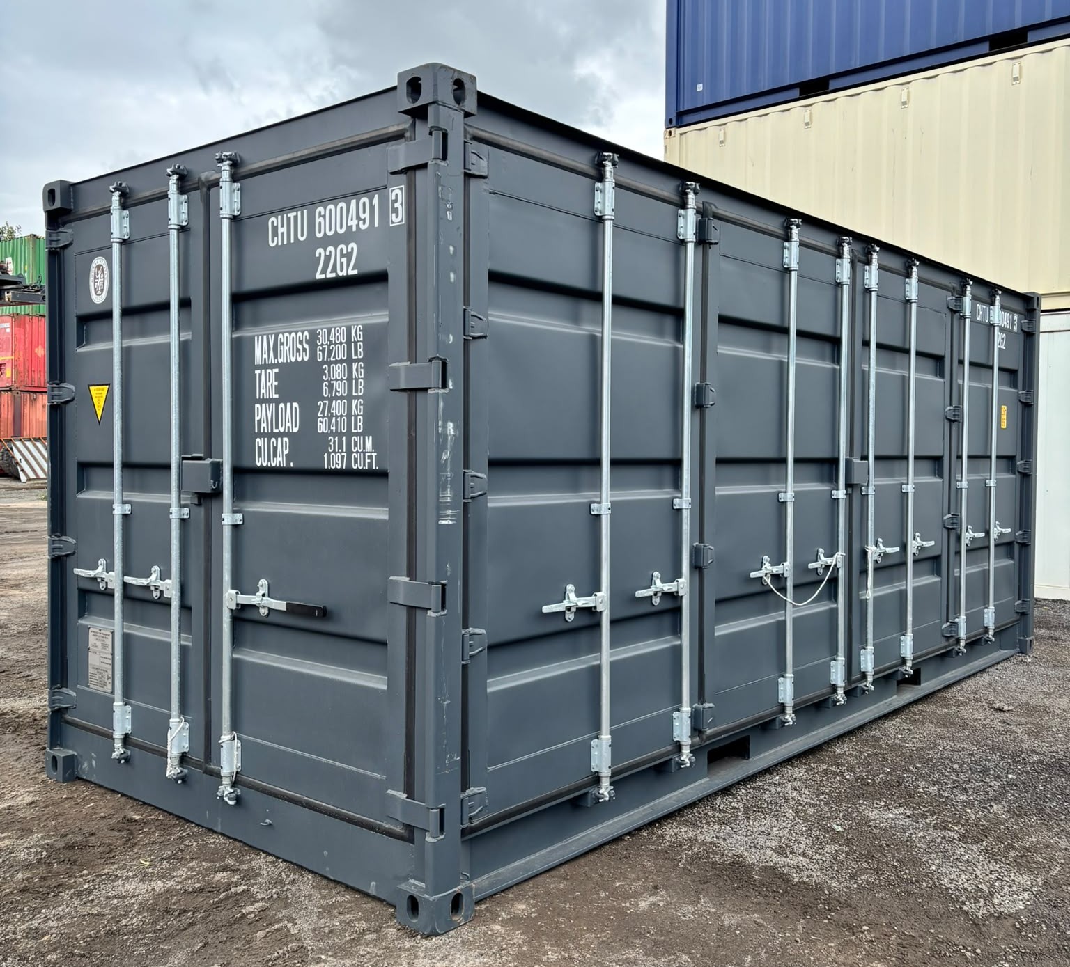 Kontener morski 6m (20'DC) Full Open Side CHTU6004913