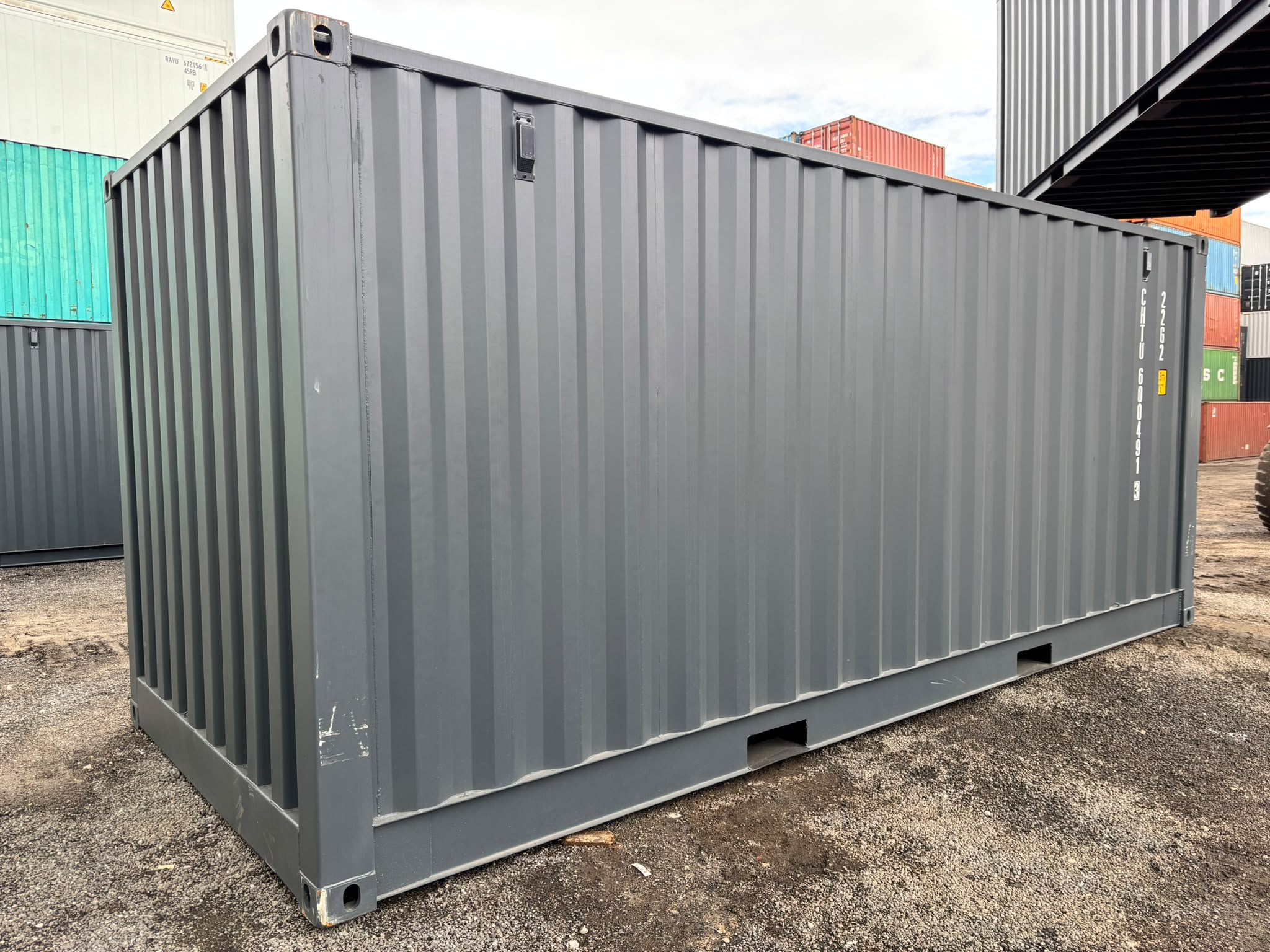 Kontener morski 6m (20'DC) Full Open Side CHTU6004913 - obrazek 3