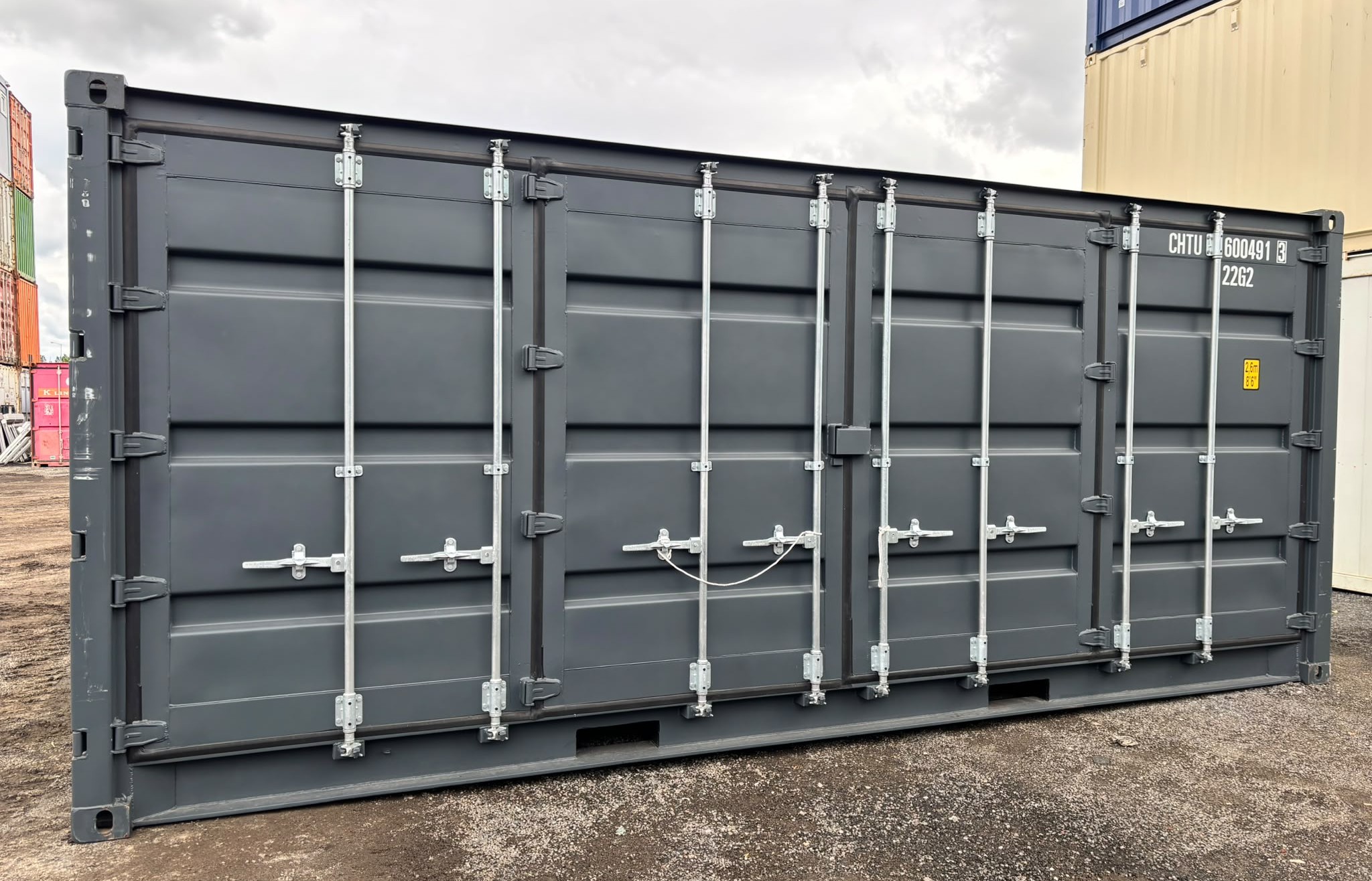 Kontener morski 6m (20'DC) Full Open Side CHTU6004913 - obrazek 5