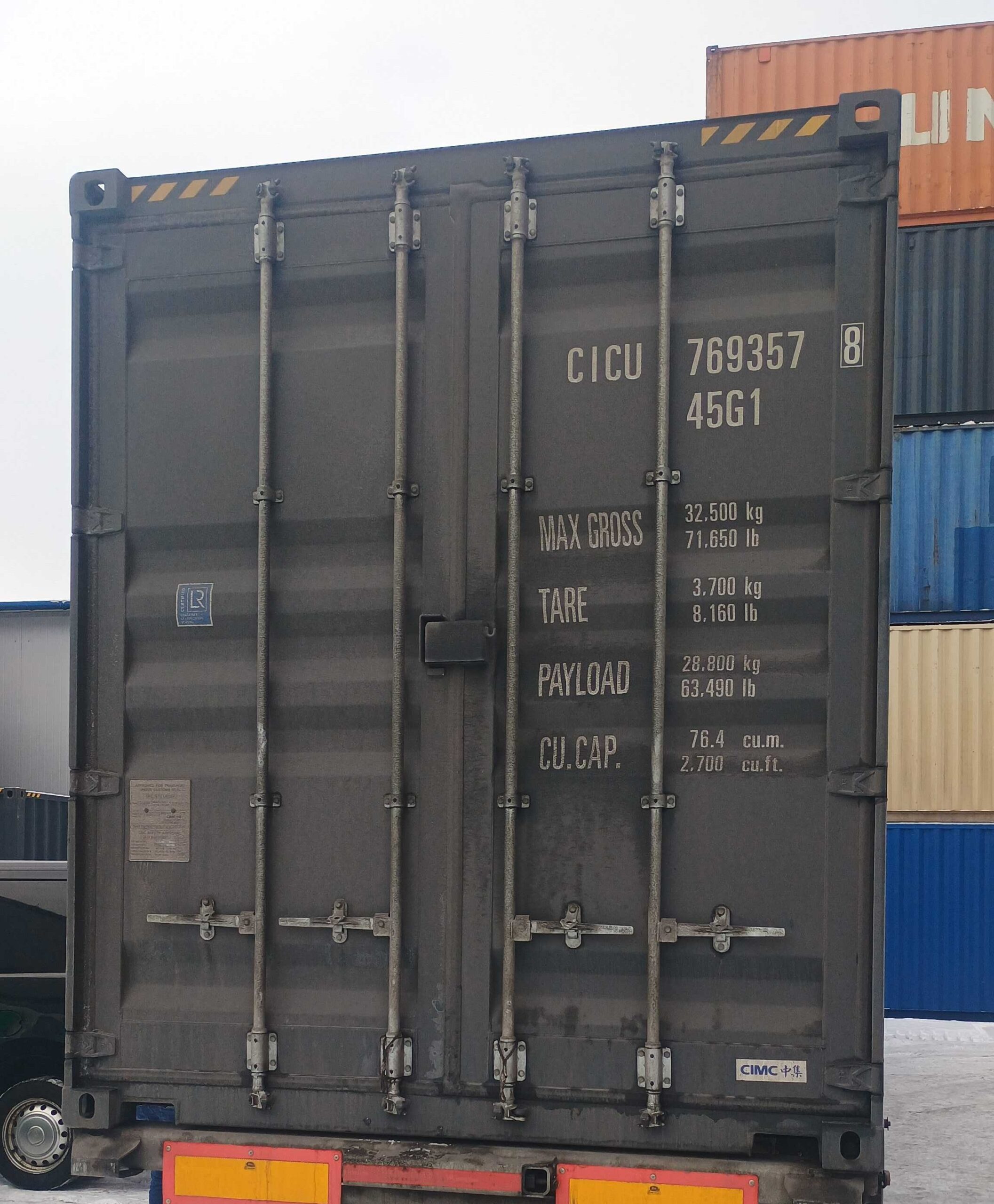 12m (40'HC) Kontener morski CICU7693578 - obrazek 6