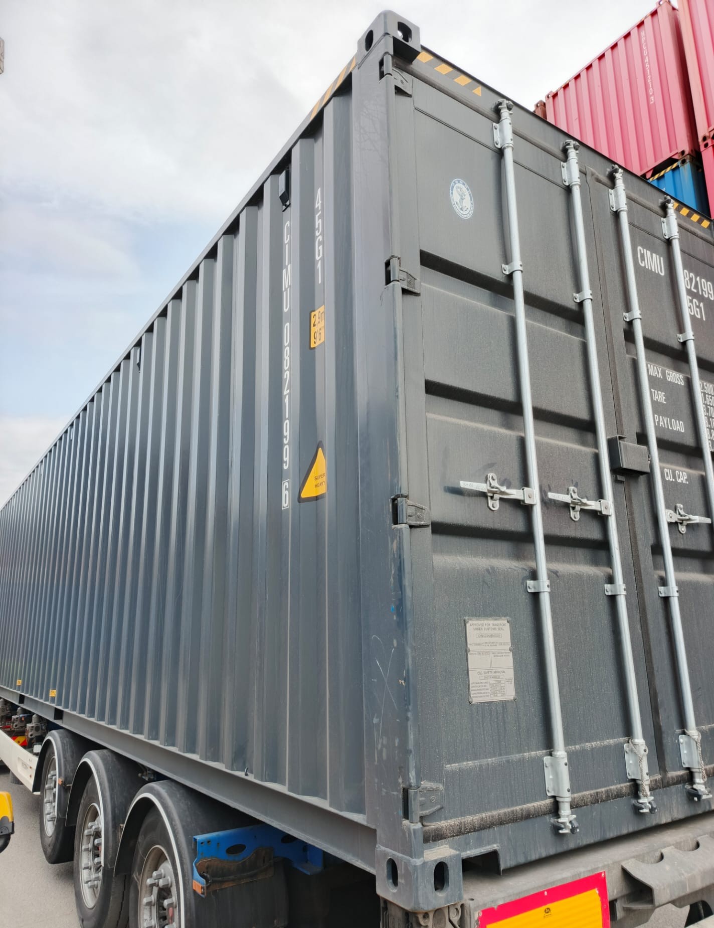 12m (40'HC) Kontener morski CIMU0821996 - obrazek 2