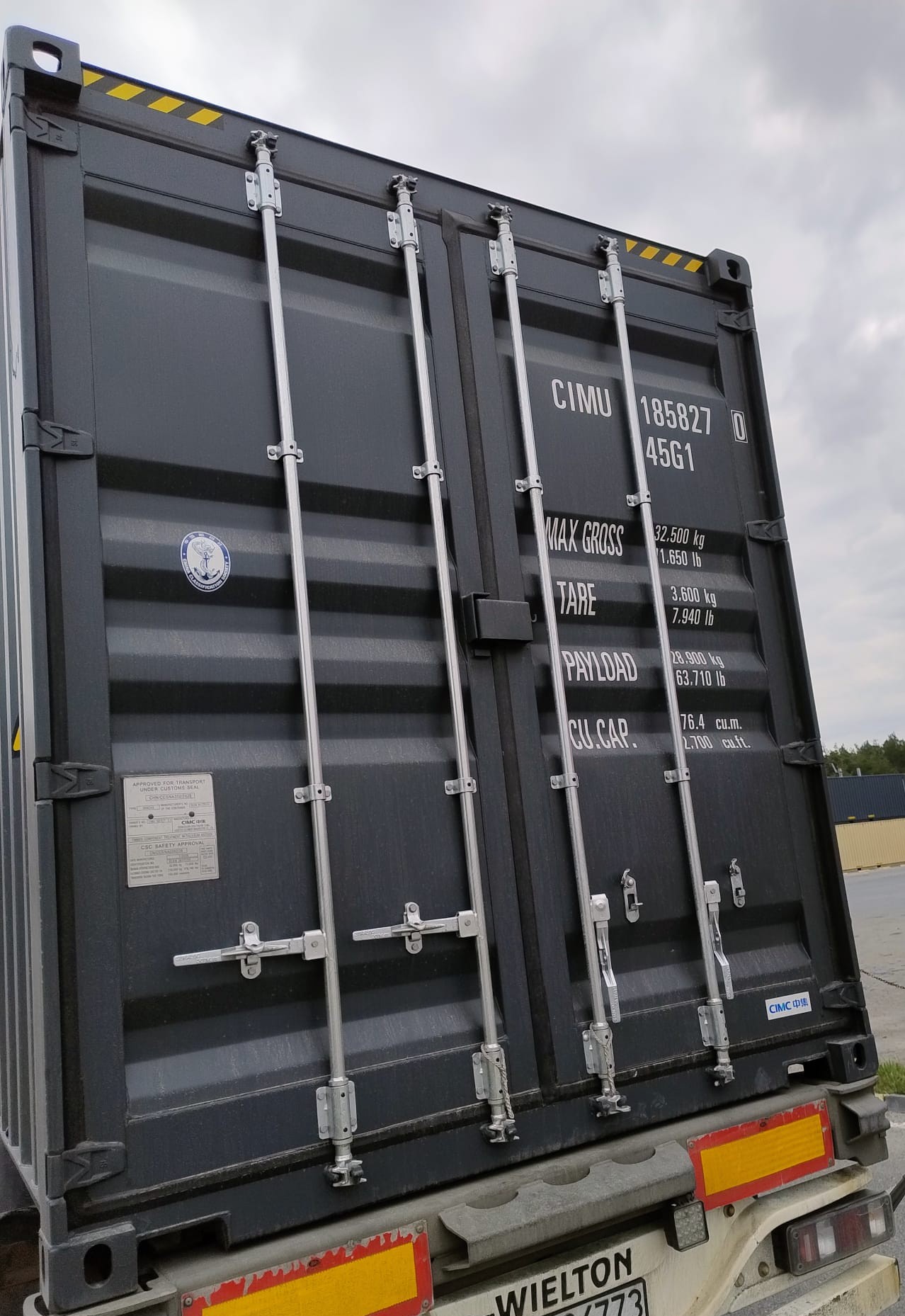 12m (40'HC) Kontener morski CIMU1858270 - obrazek 2