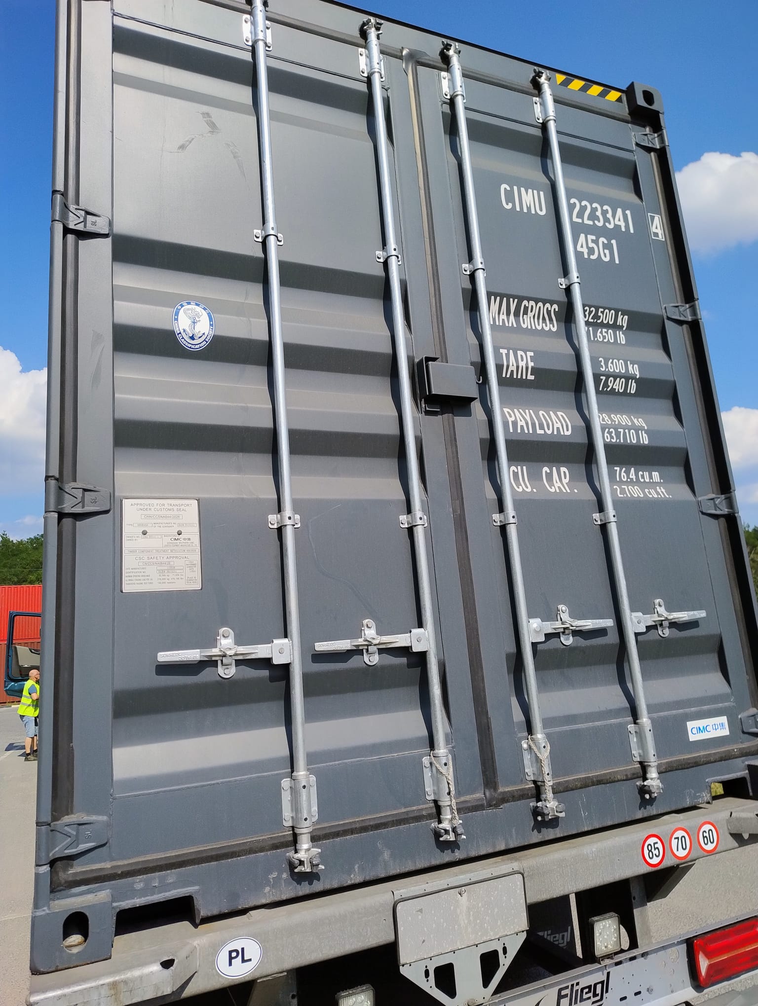 Kontener morski 12m (40'HC) CIMU2233414 - obrazek 2