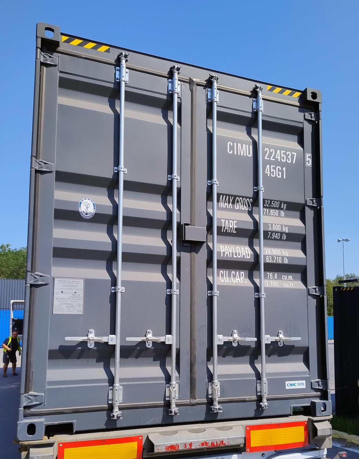 Kontener morski 12m (40'HC) CIMU2245375 - obrazek 2