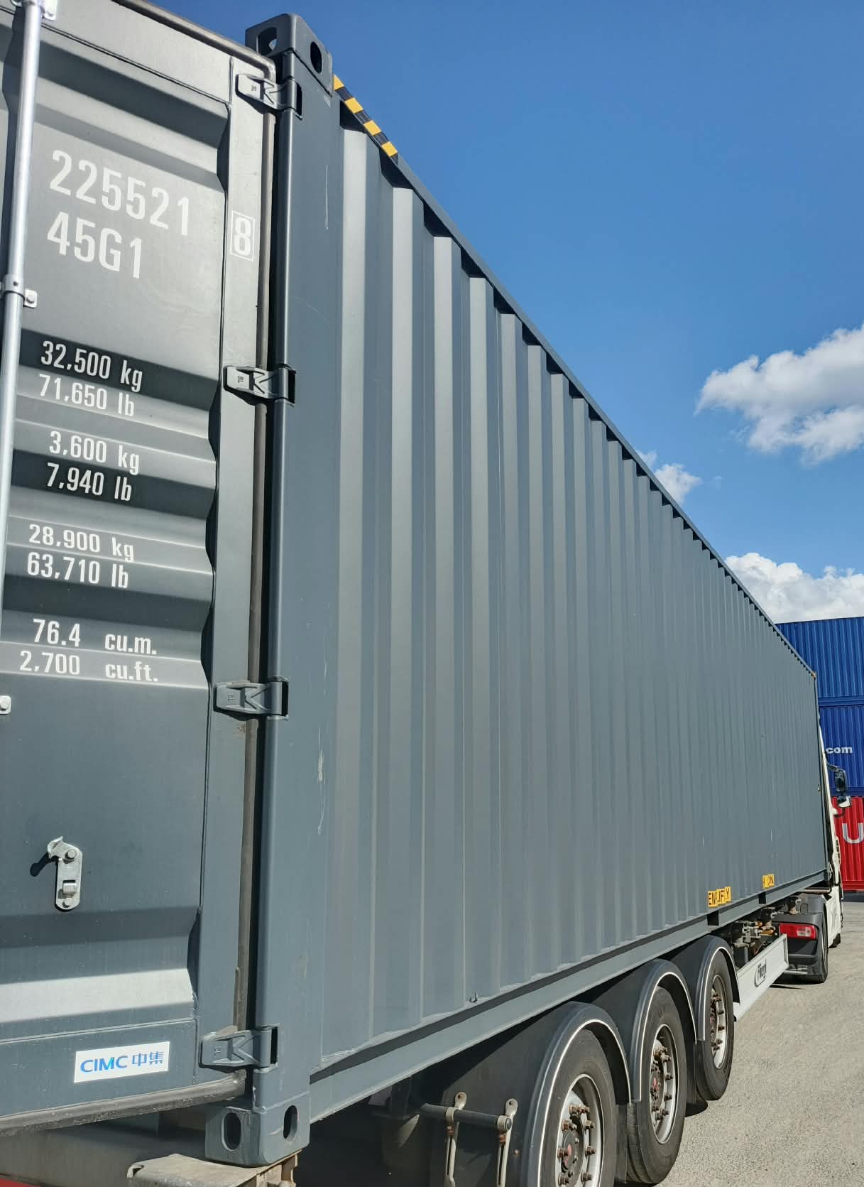 Kontener morski 12m (40'HC) CIMU2255218 - obrazek 5