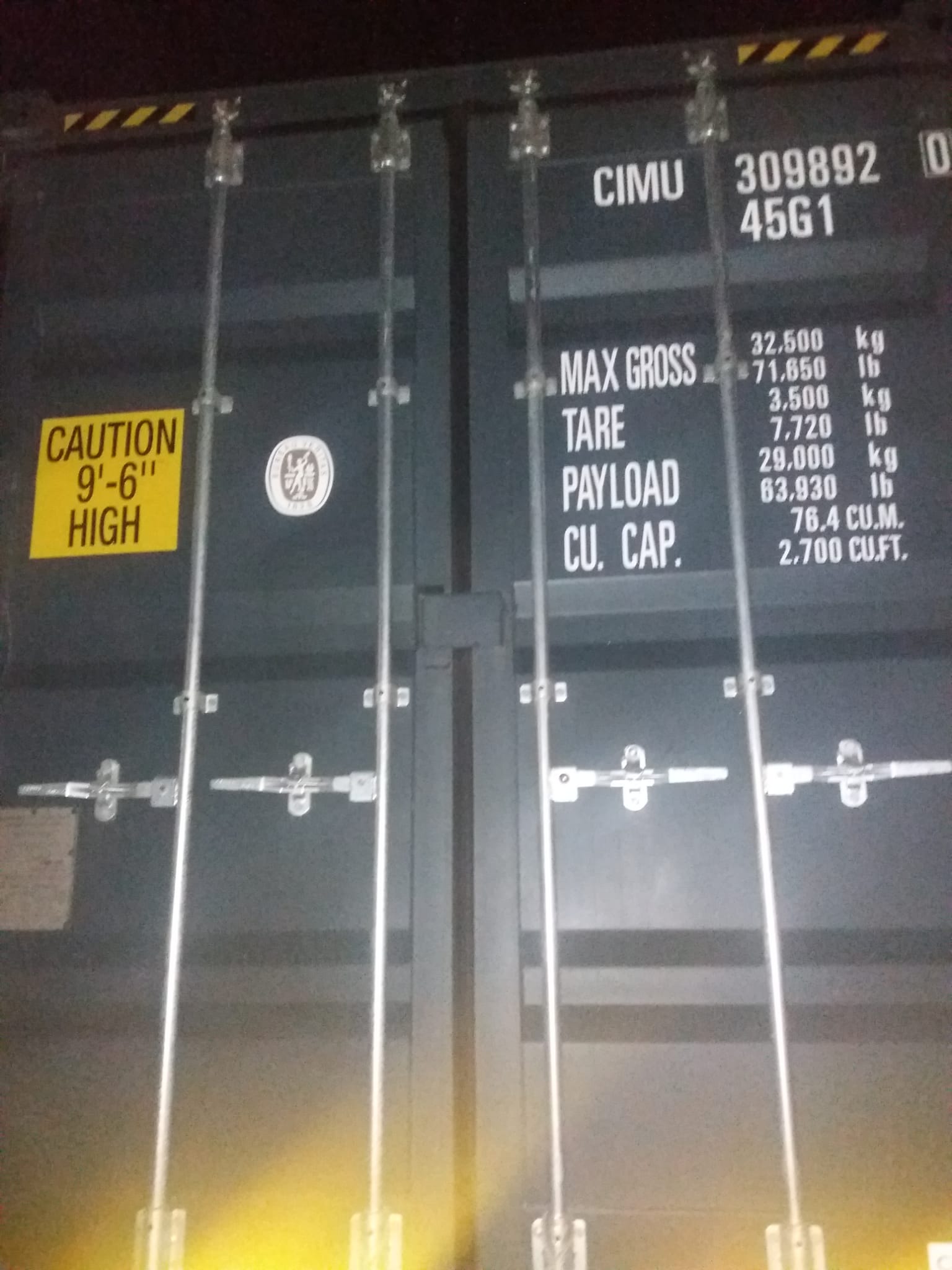 Kontener morski 12m (40'HC) CIMU3098920 - obrazek 12