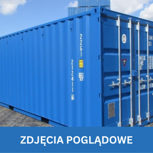 6m (20'DC) RAL 5010 Kontener Morski na zamówienie